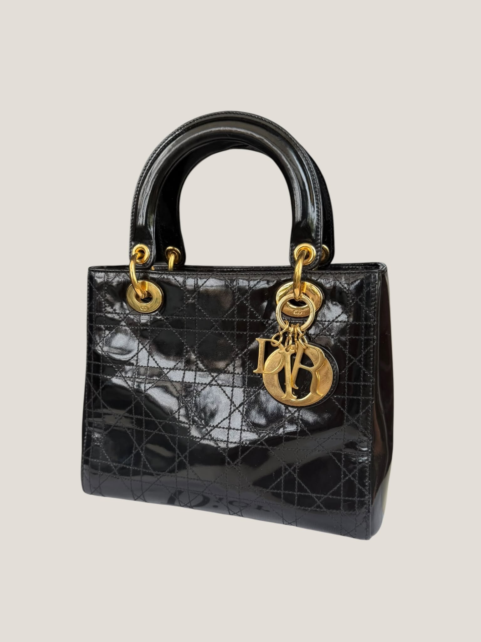 Lady Dior Vernice Nera