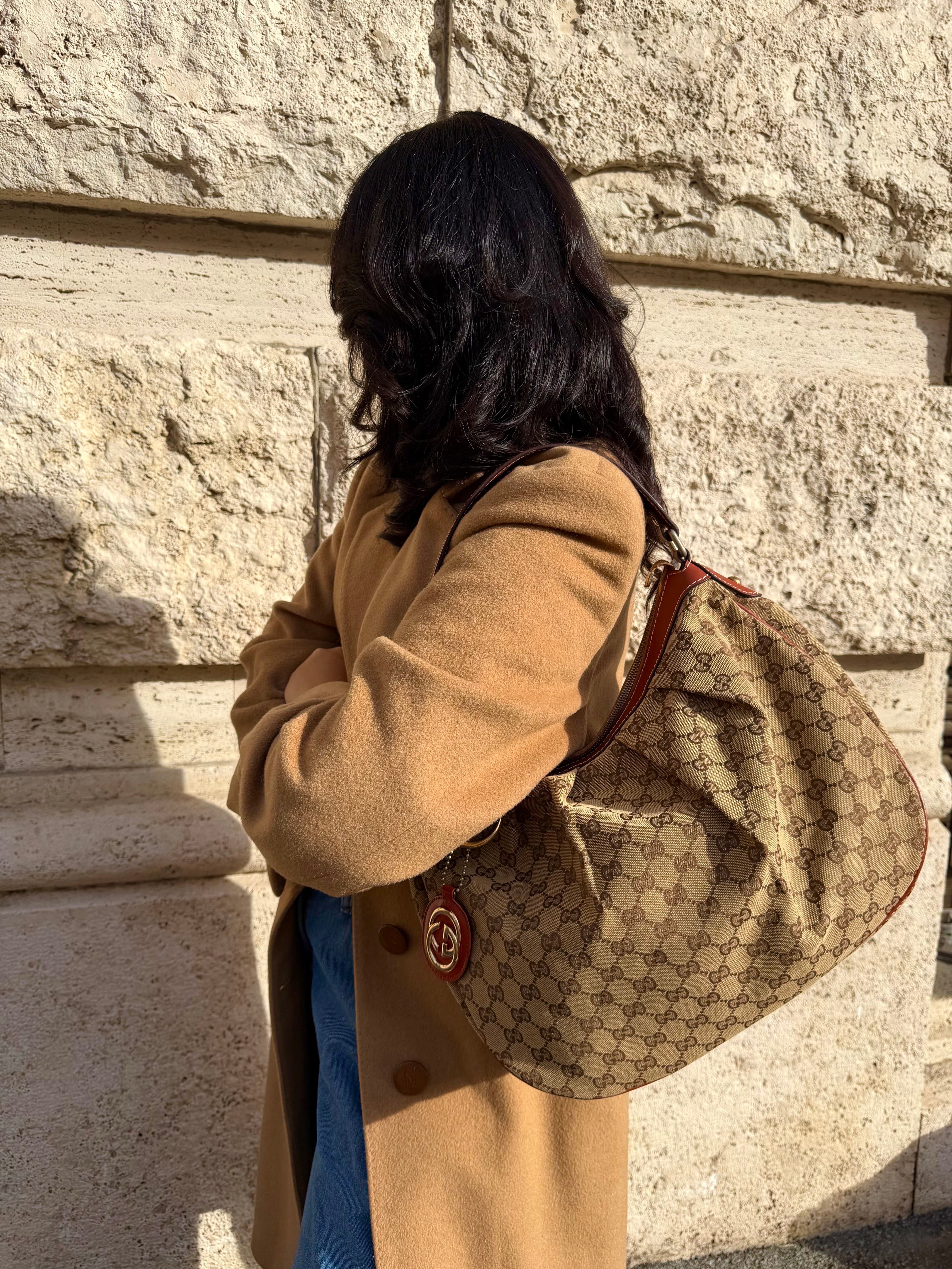 Gucci Sukey Hobo GG Canvas