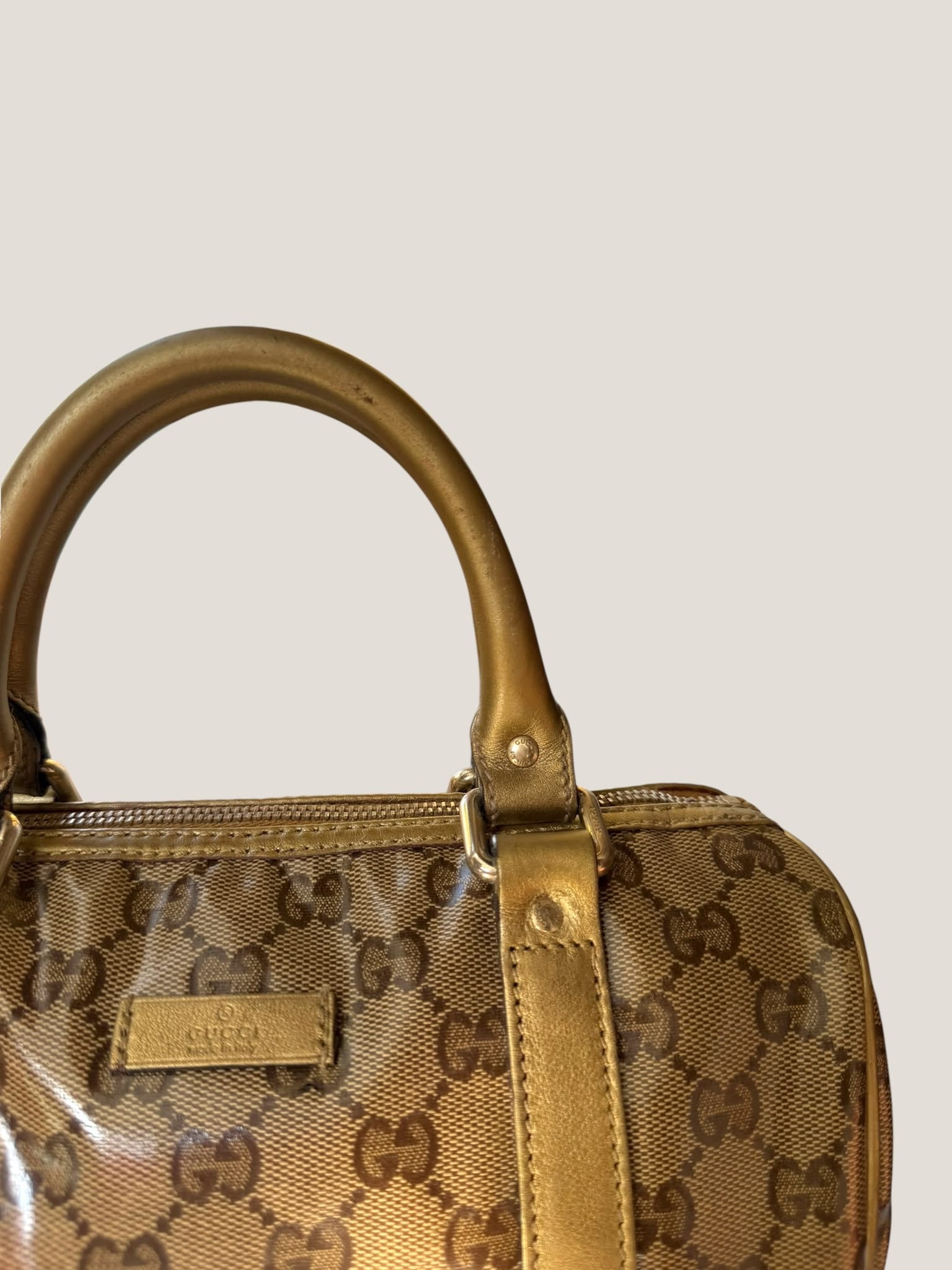 Gucci Mini Boston GG Crystal