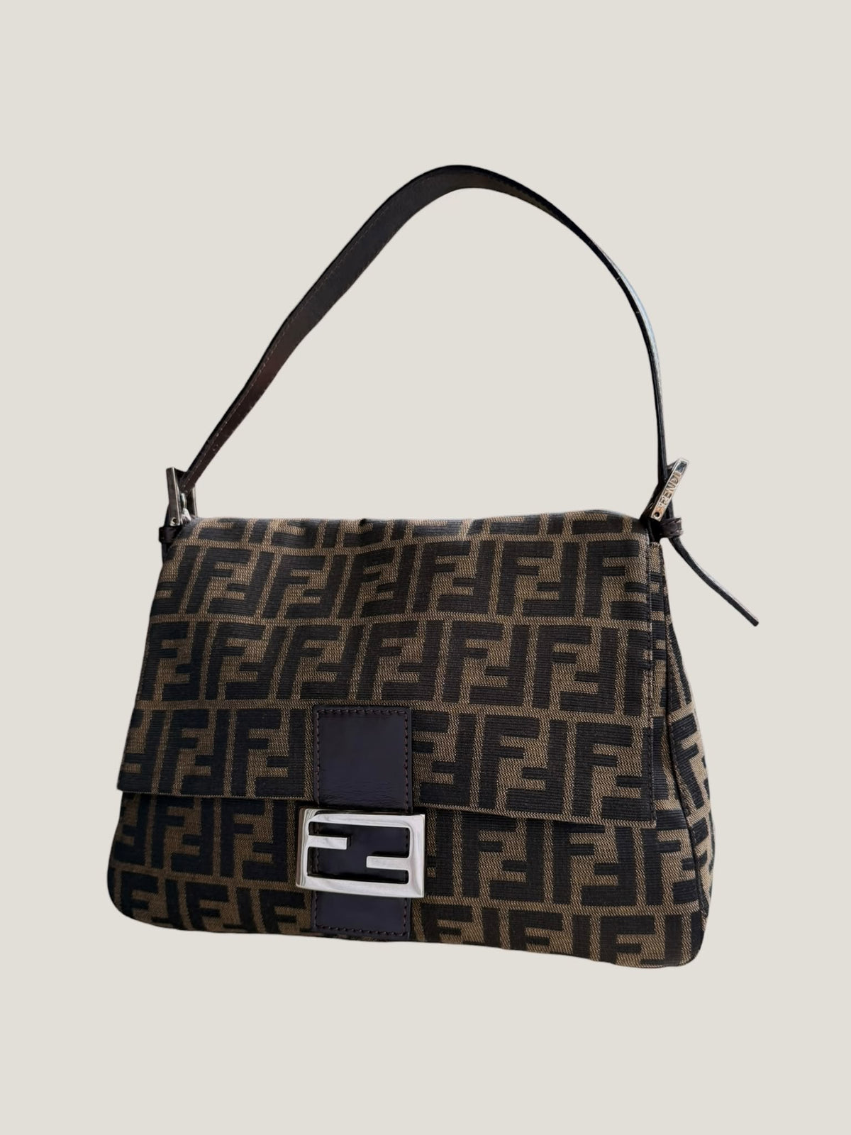 Fendi Mamma Baguette Zucca
