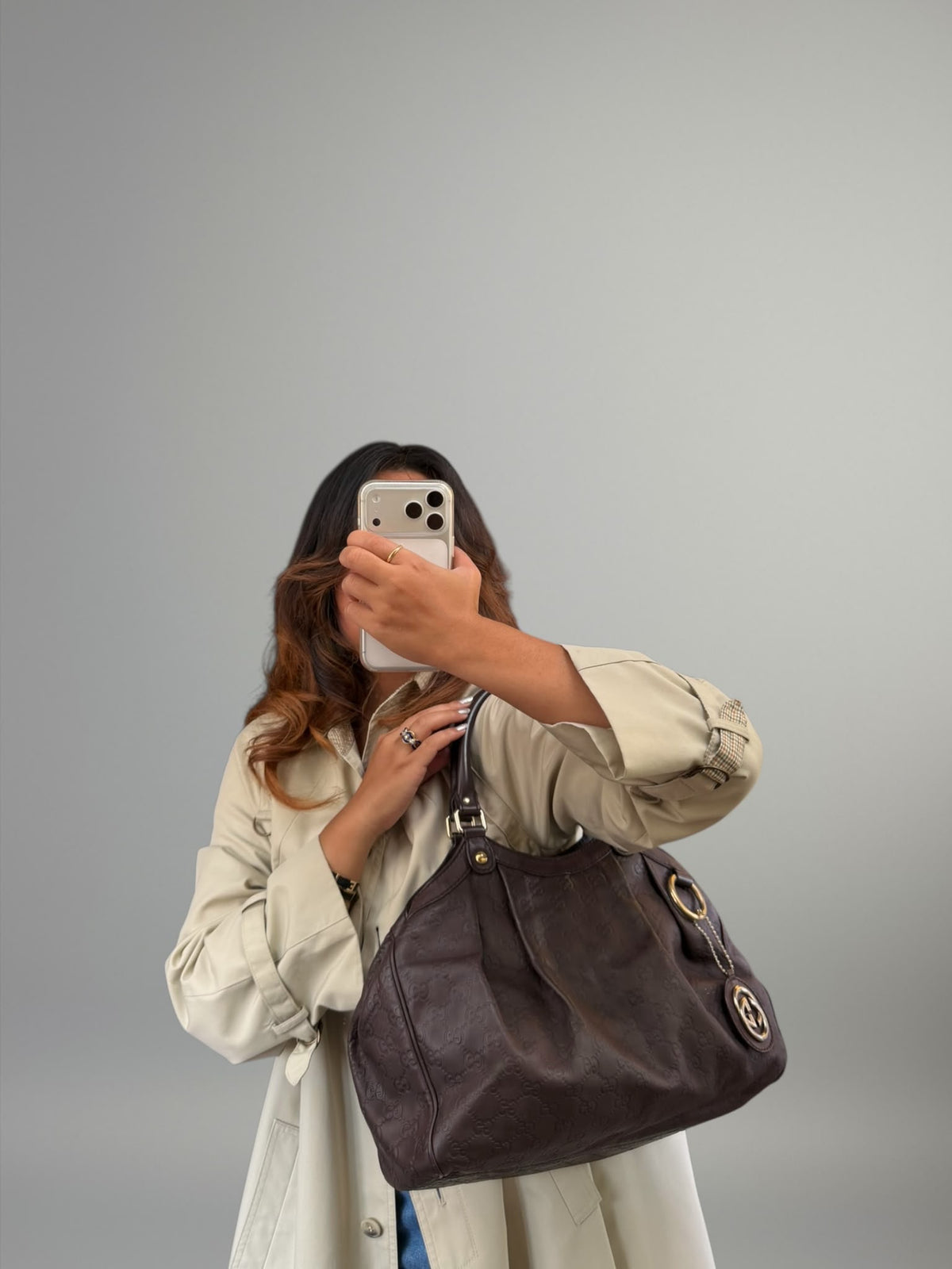 Gucci Sukey Guccissima Tote Bag