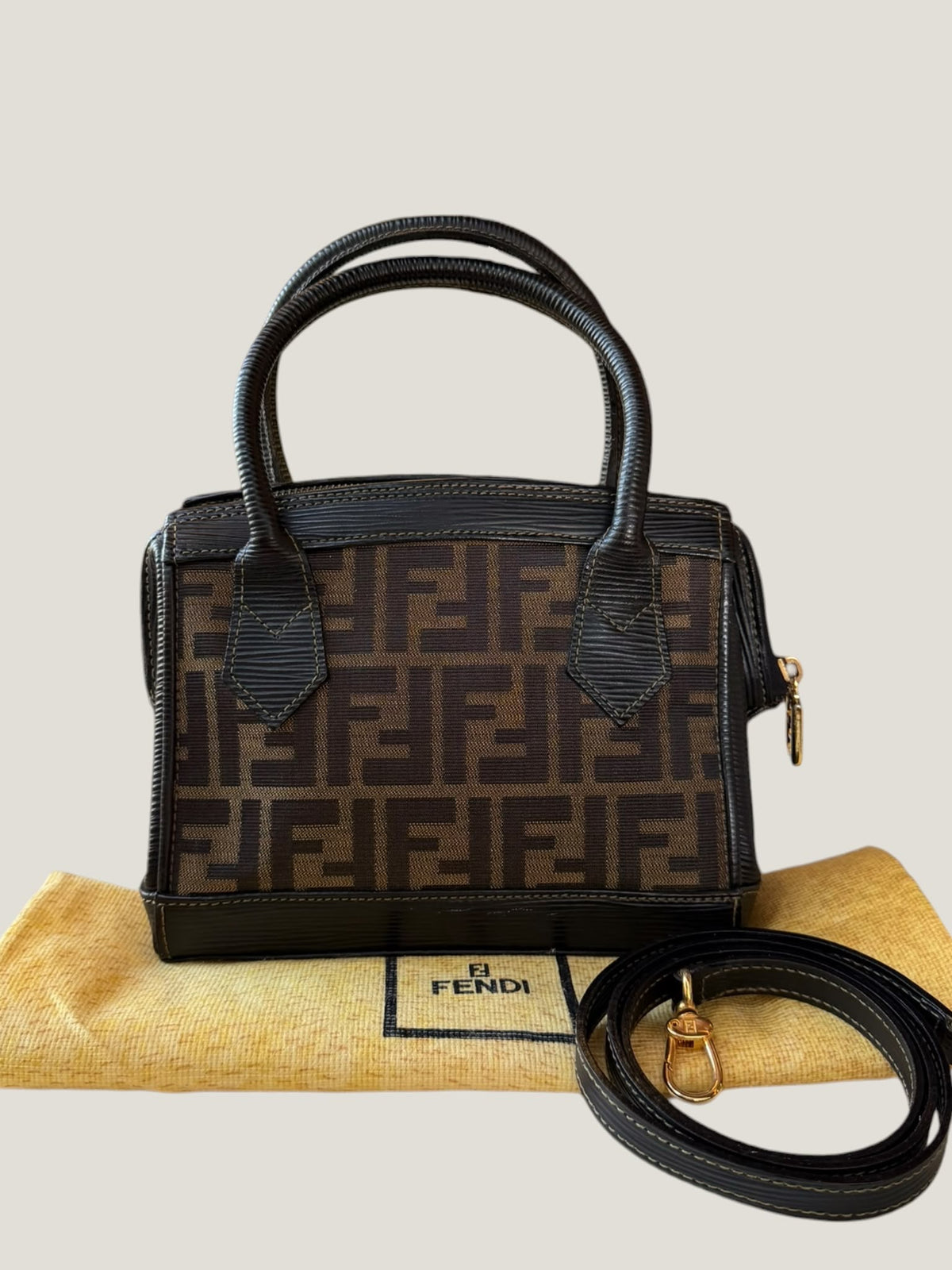 Fendi Mini Top Handle Zucca