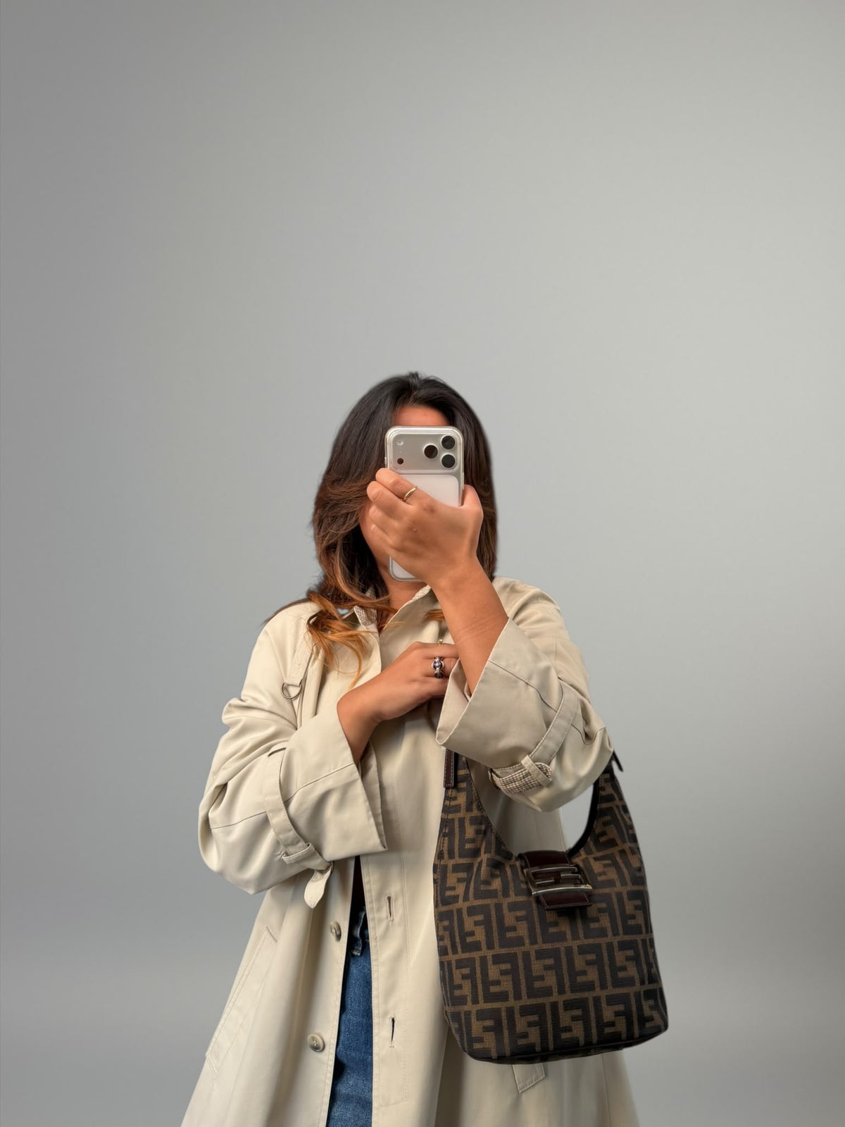 Fendi Zucca Hobo