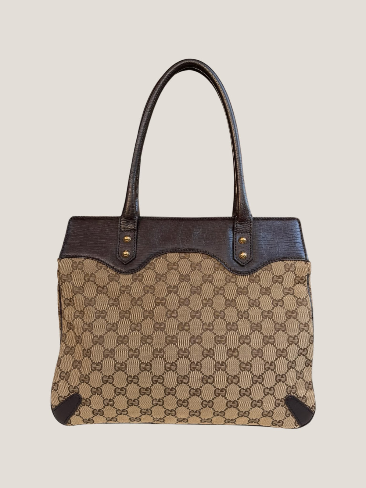 Gucci Horsebit Tote GG