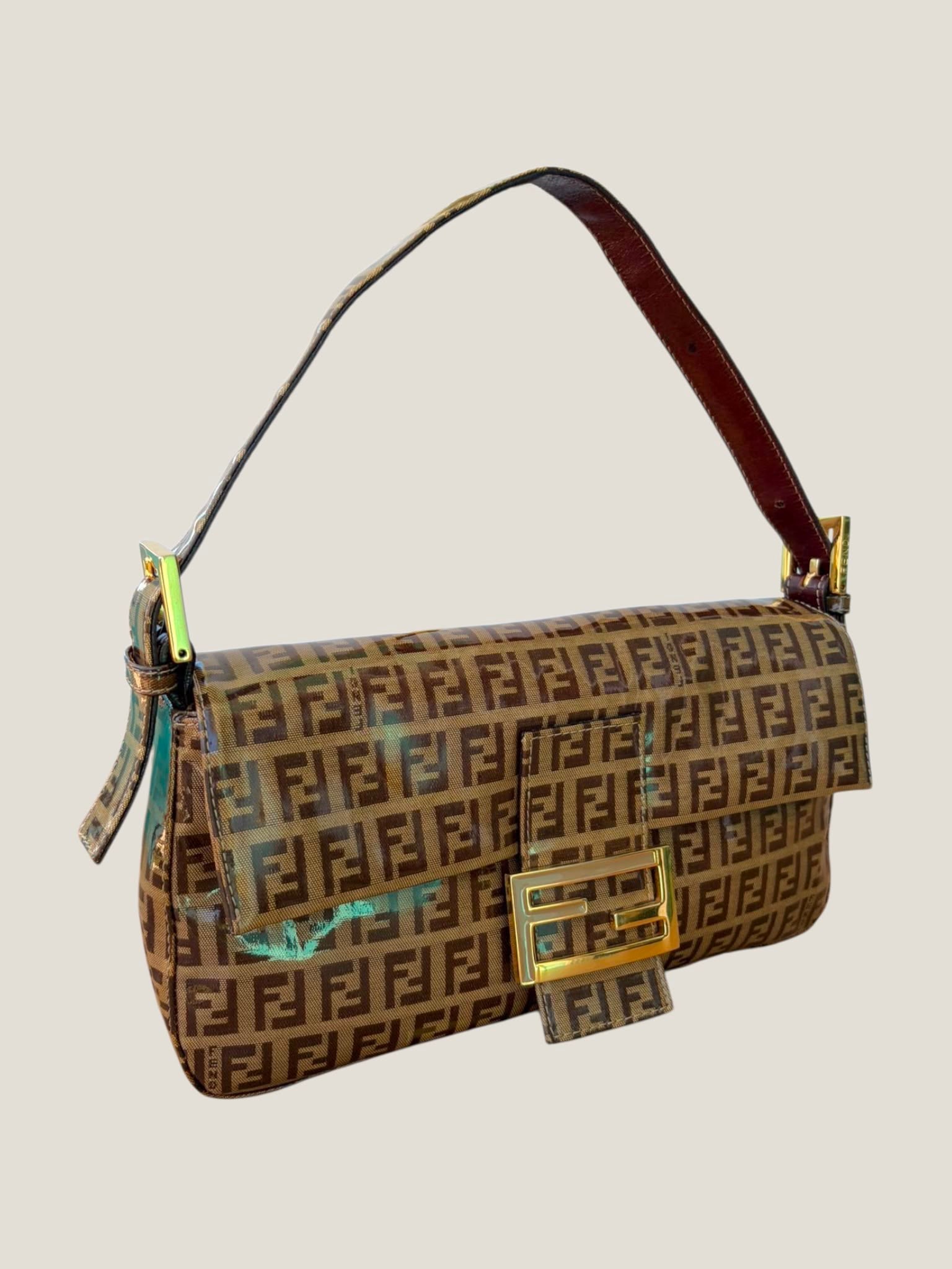 Fendi Baguette Zucchino Crystal