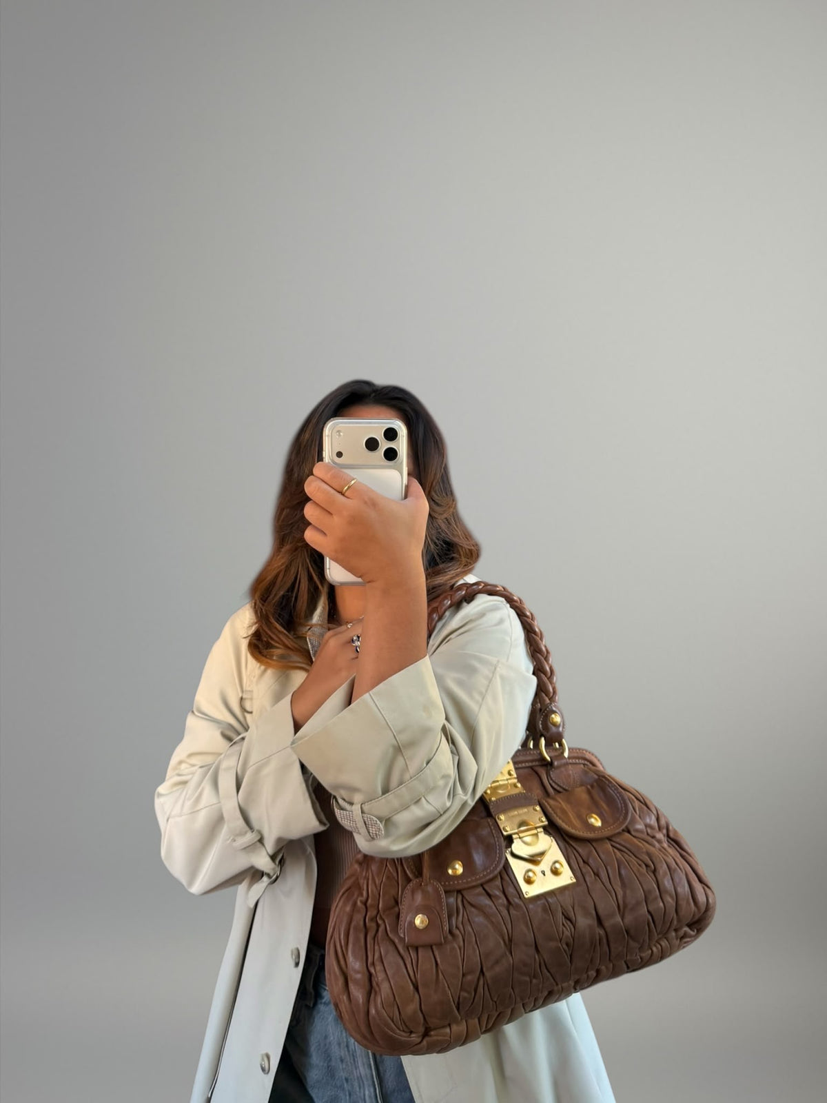 Miu Miu Coffer Hobo
