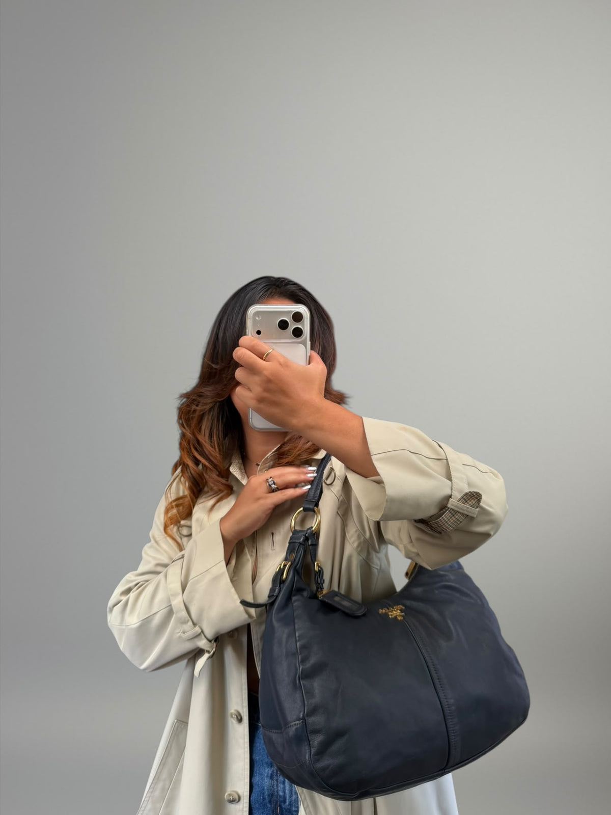 Prada Hobo in Pelle