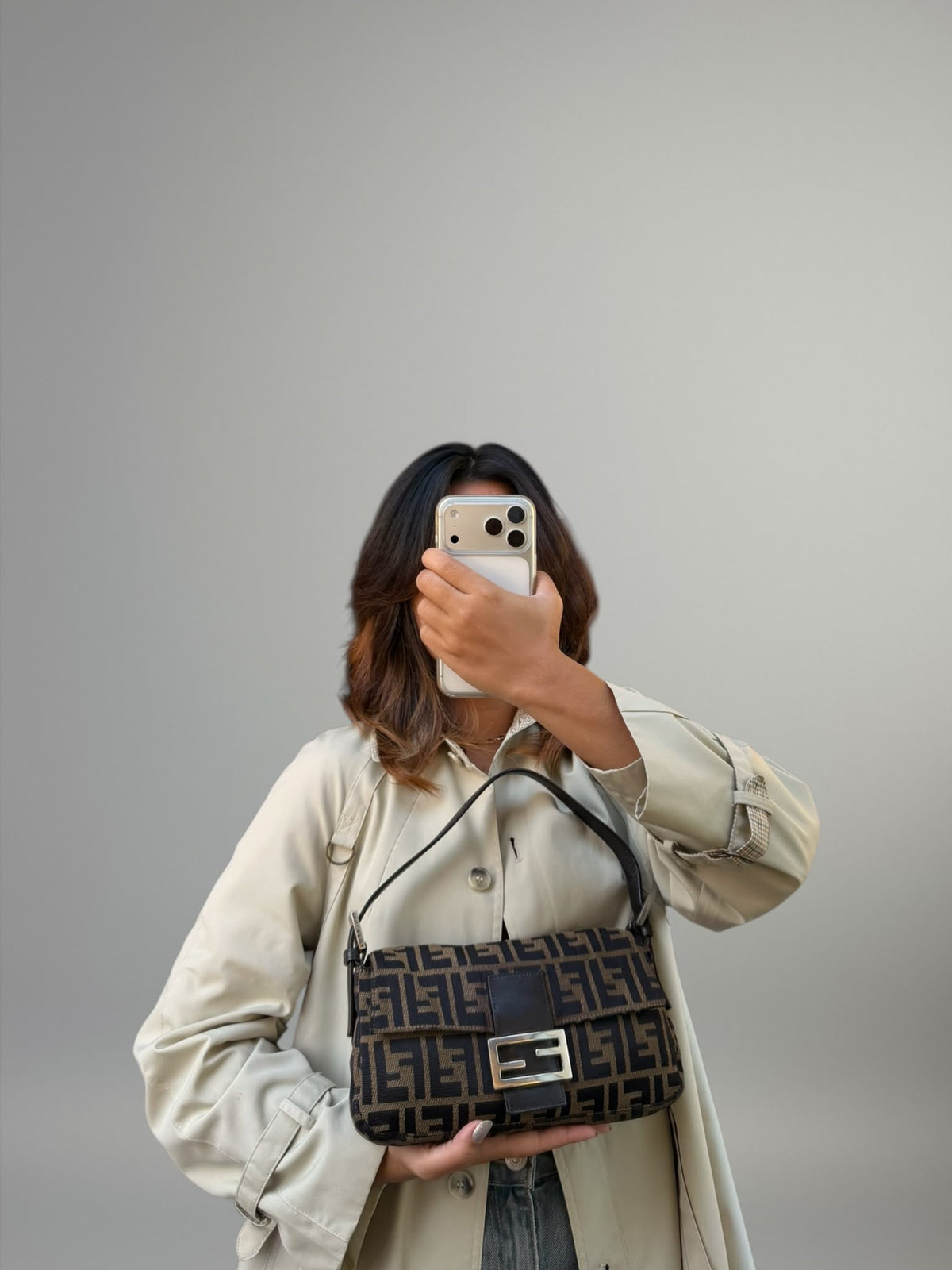 Fendi Baguette Zucca