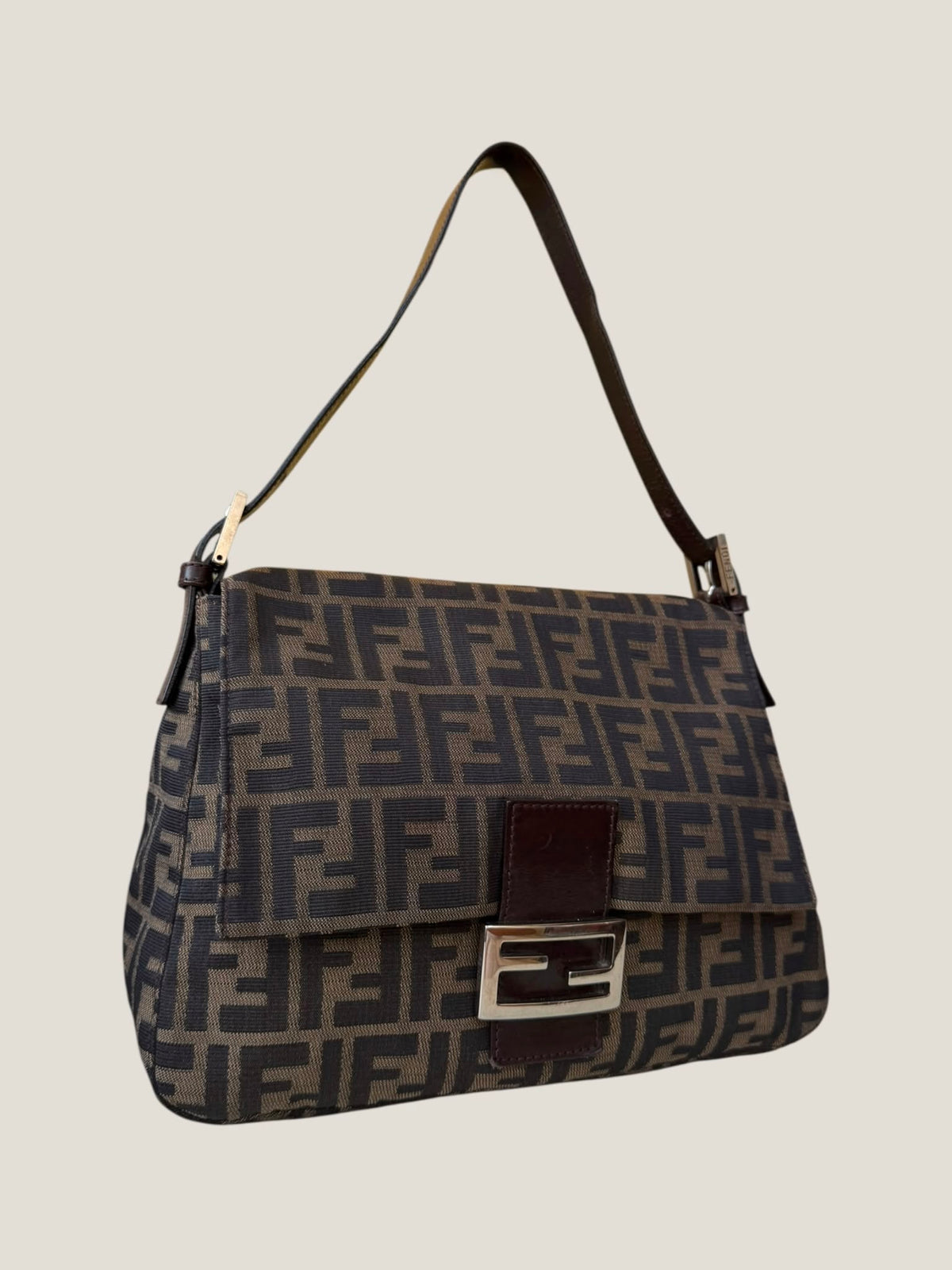 Fendi Mamma Baguette Zucca