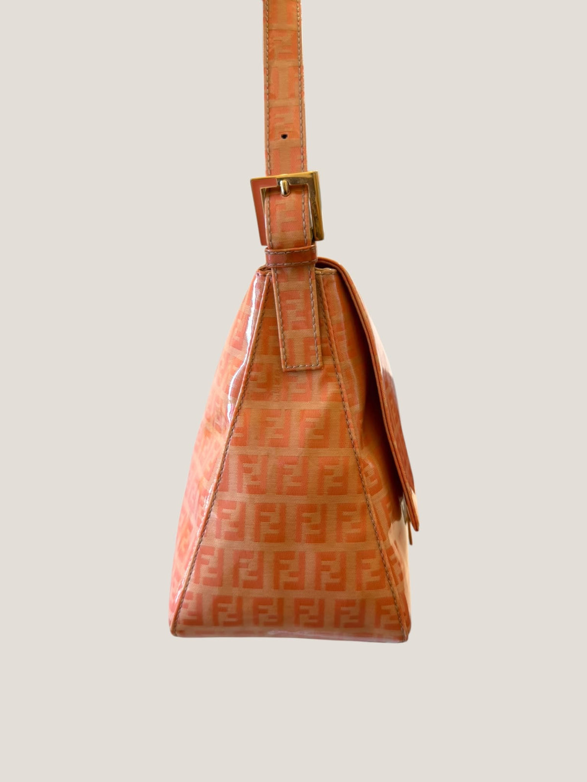 Fendi Mamma Baguette Zucchino Crystal