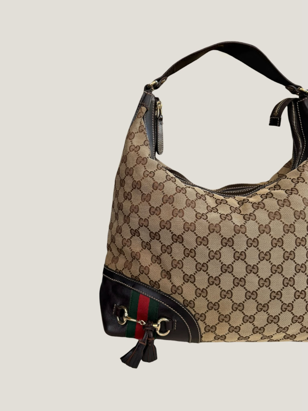 Gucci Web Horsebit Hobo