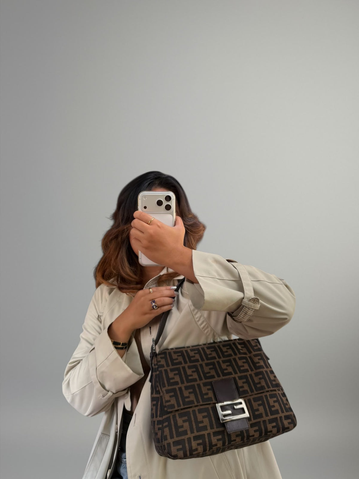 Fendi Mama Baguette Zucca