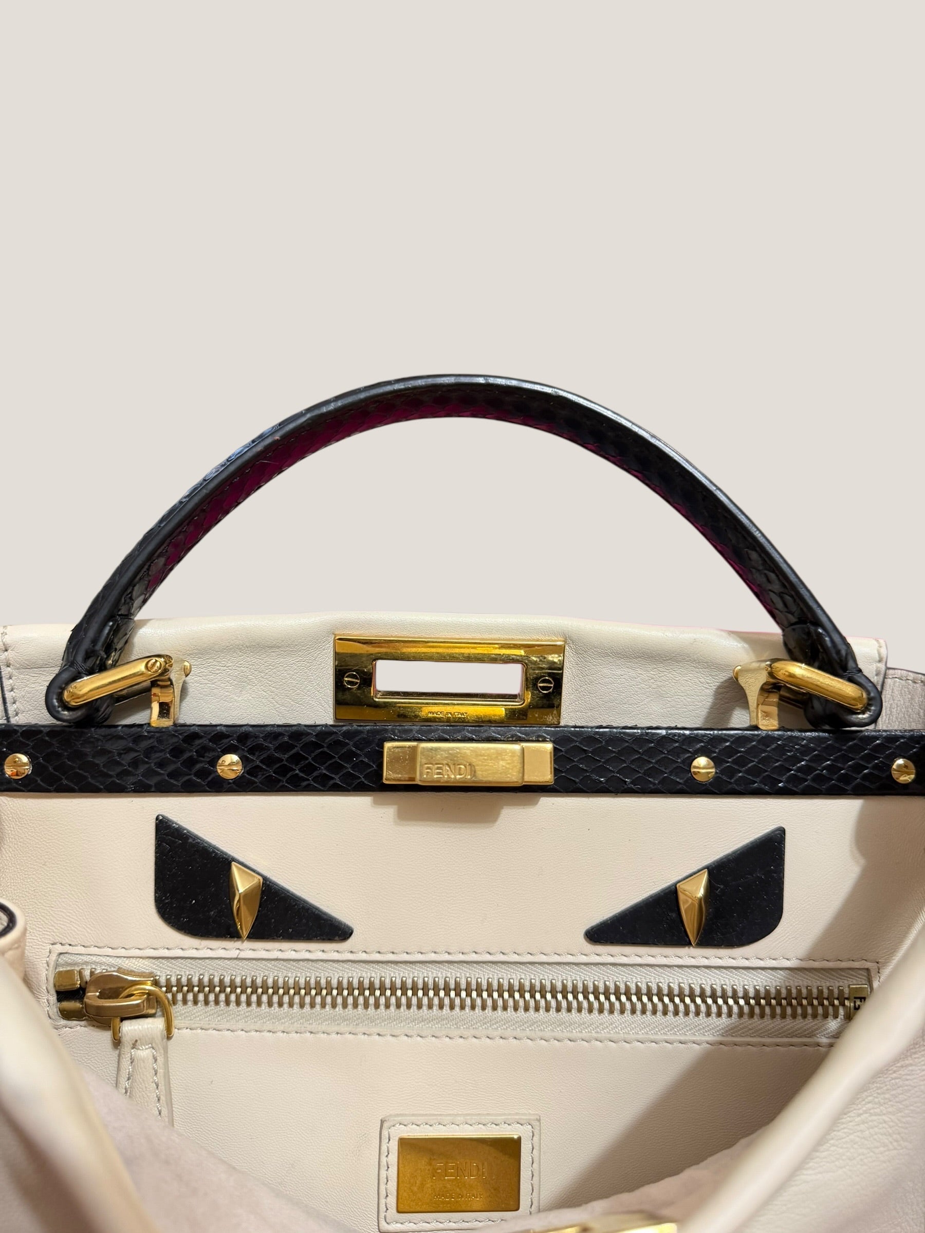 Fendi Peekaboo ISeeU Python Handle