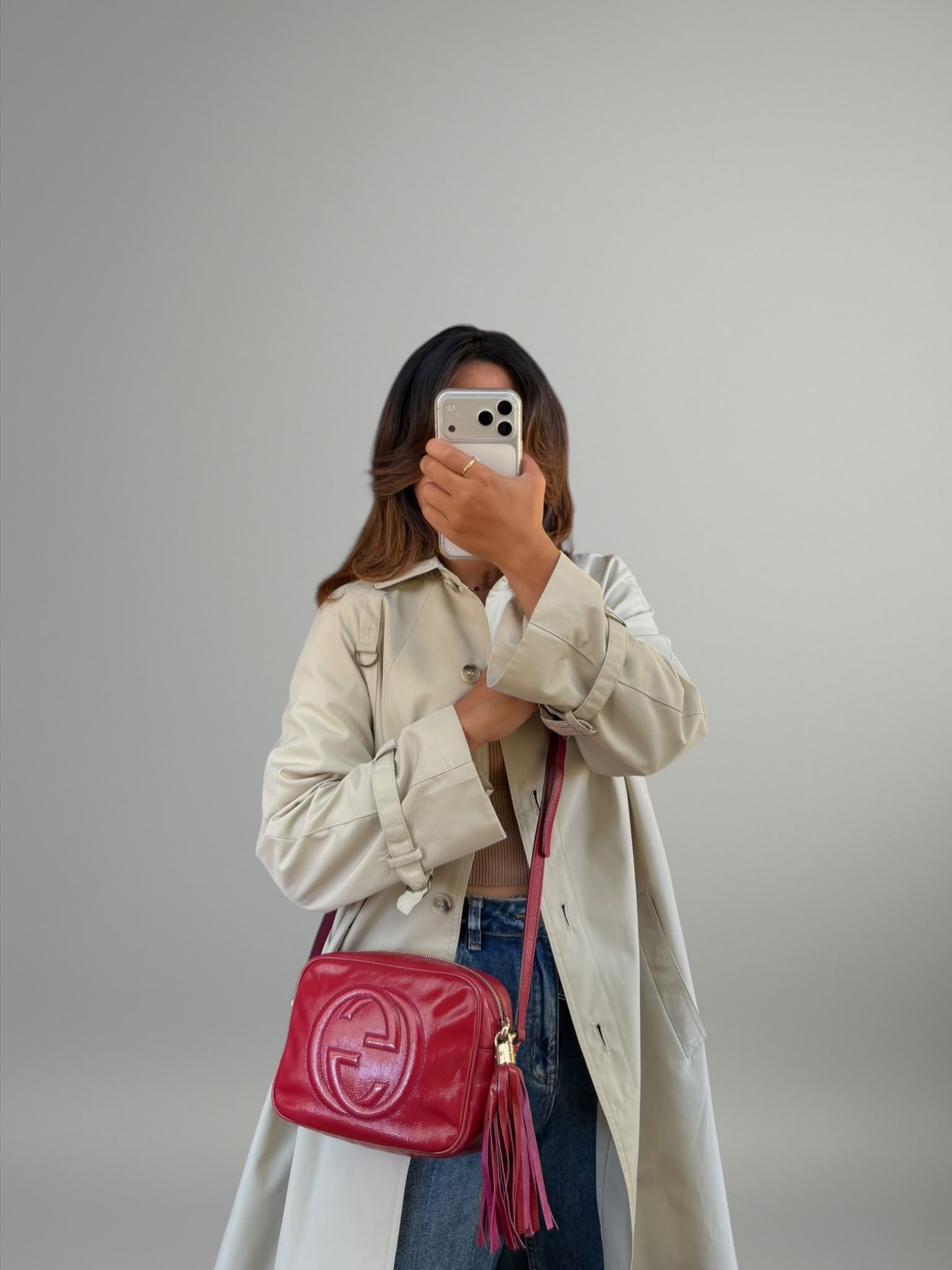 Gucci Soho Disco Vernice Rosso Fucsia