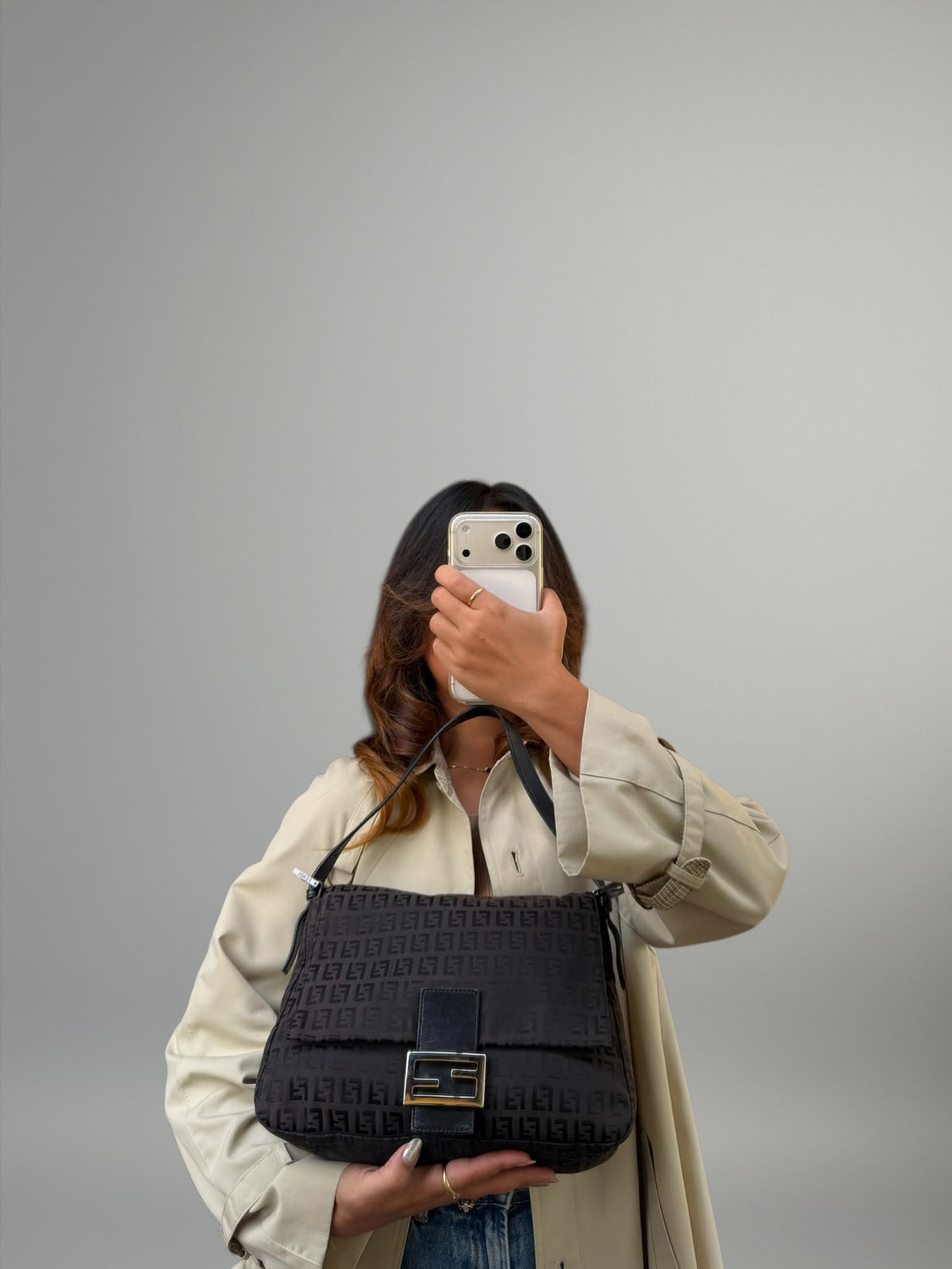 Fendi Mamma Baguette Zucchino