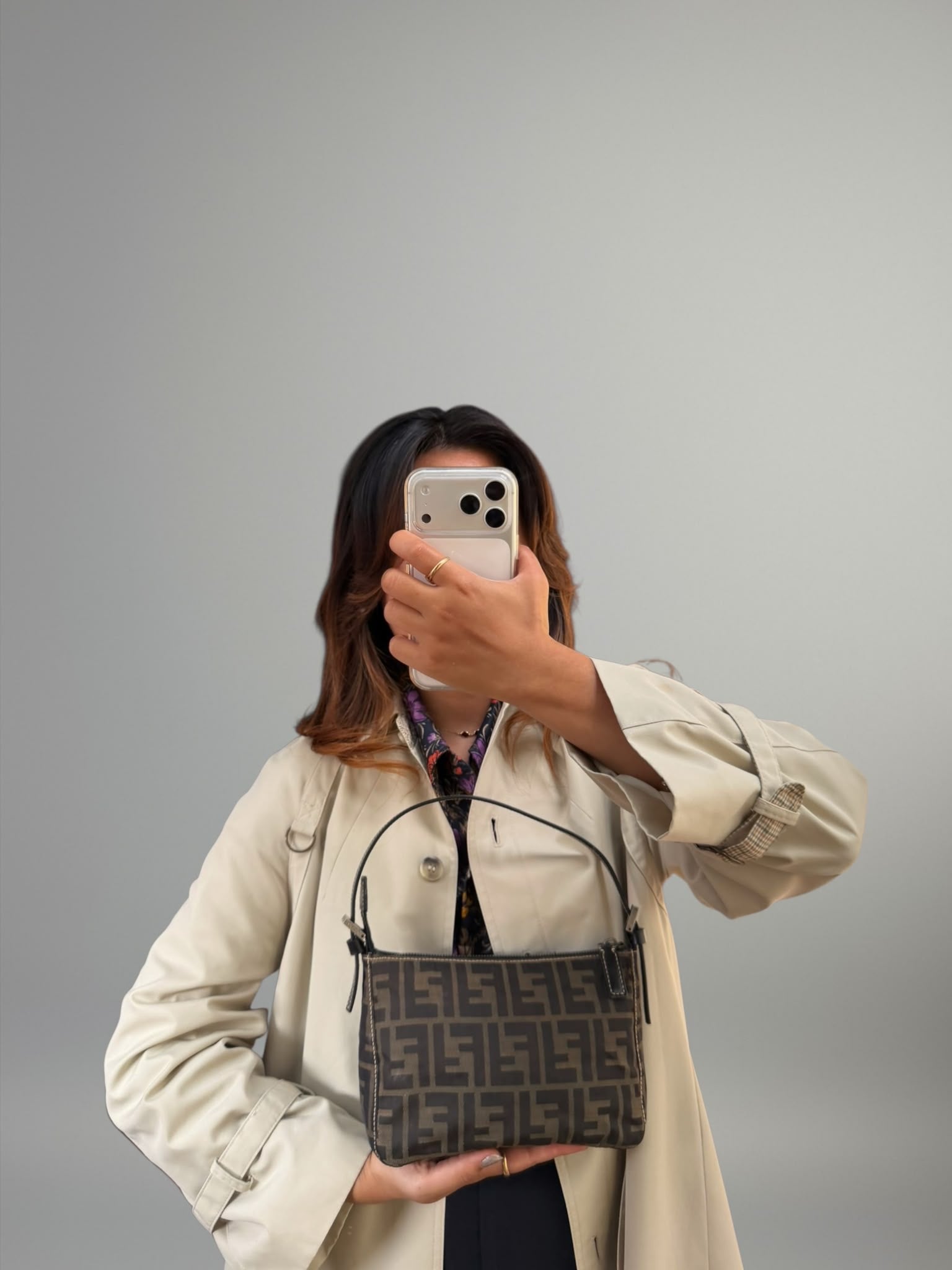 Fendi Zucca Pochette