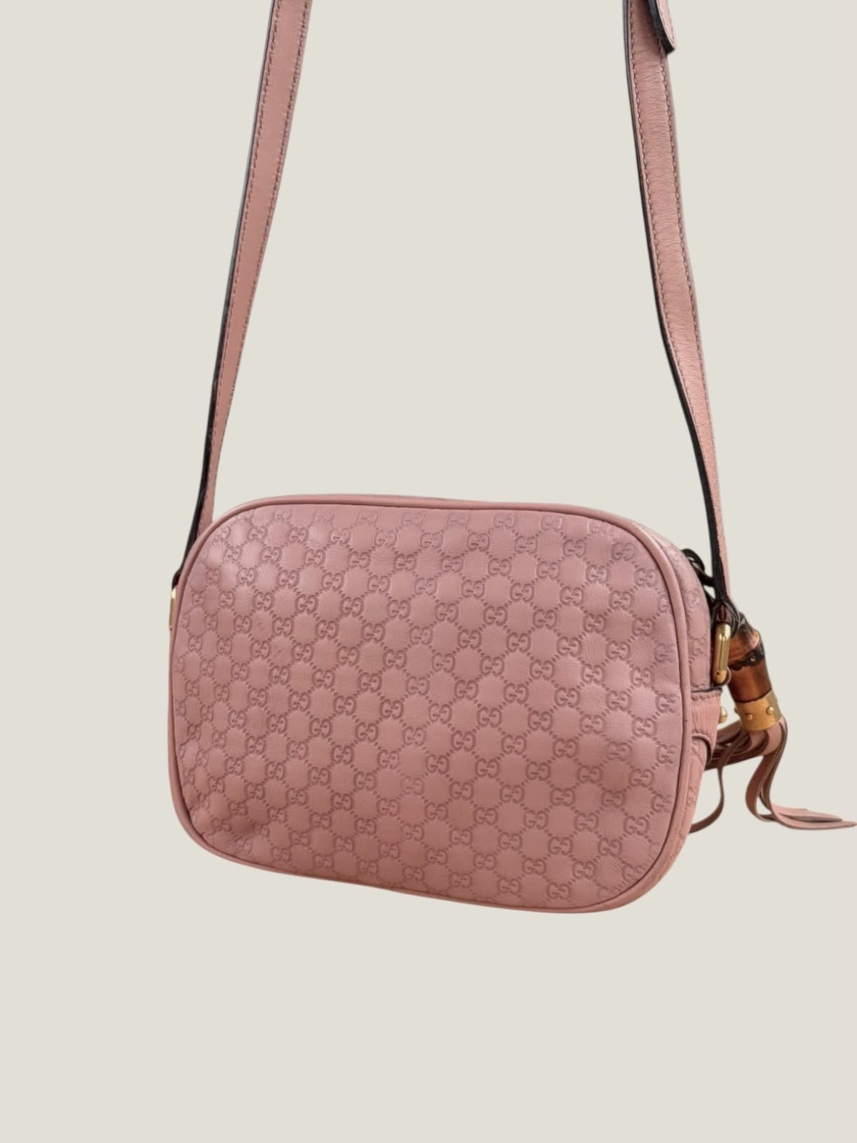 Gucci Microguccissima Bamboo Tassel
