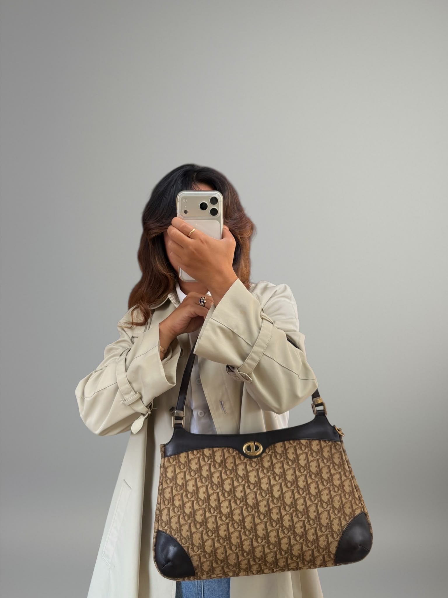 Dior Vintage Oblique Tote