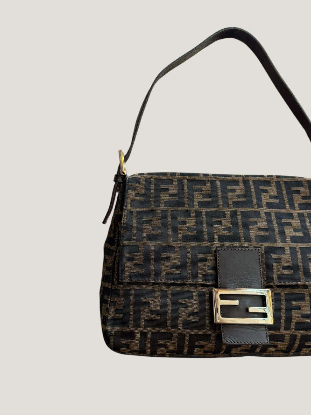 Fendi Mamma Baguette Zucca
