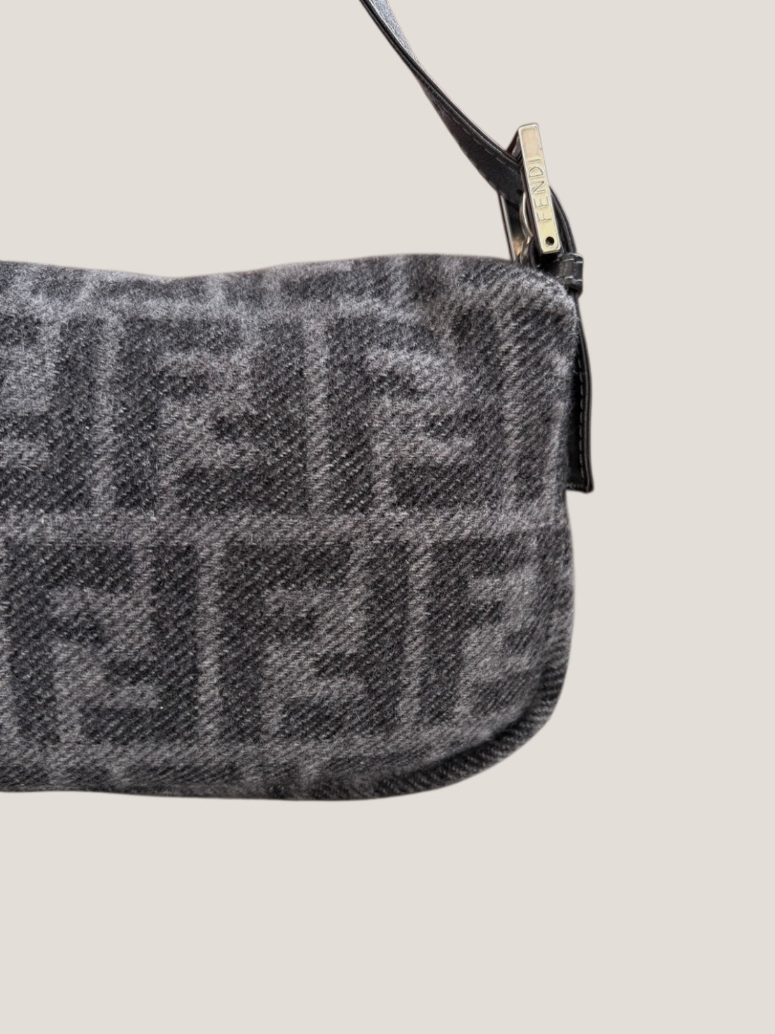 Fendi Baguette Wool Monogram