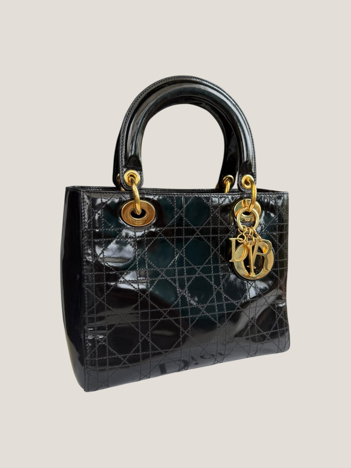 Lady Dior Vernice Nera