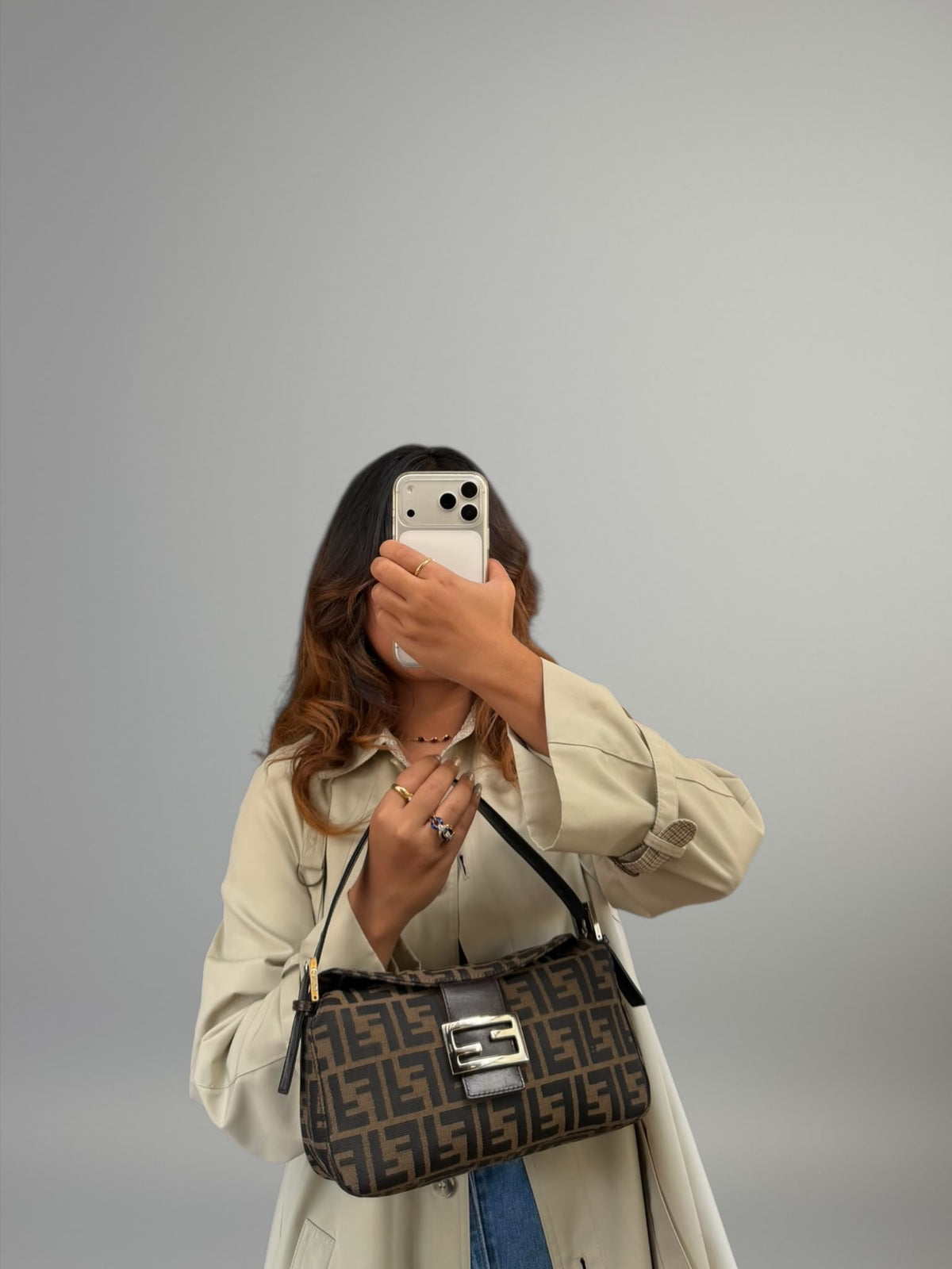 Fendi Baguette Zucca