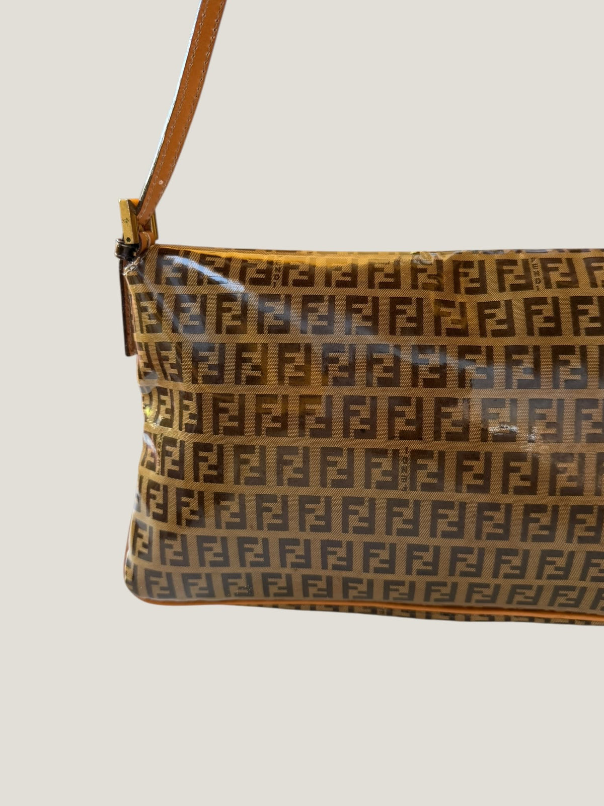 Fendi Zucchino Crystal Double Flap