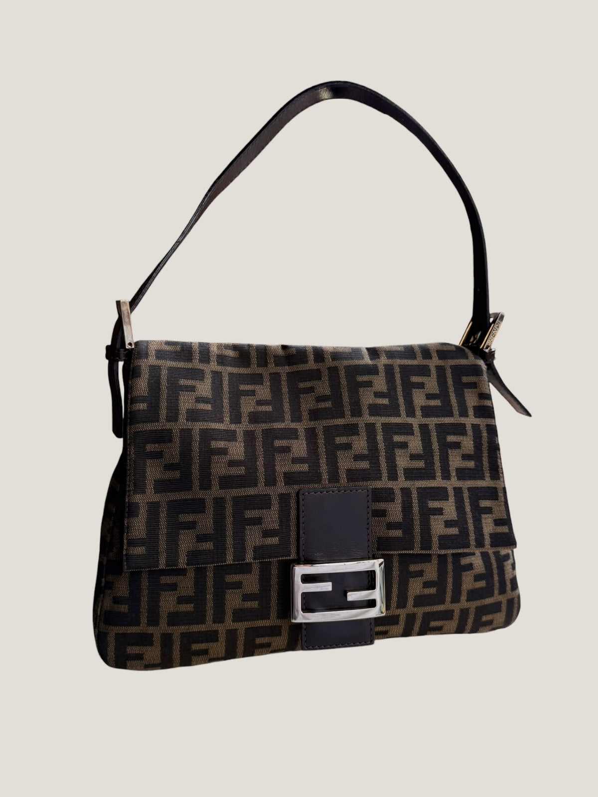 Fendi Mamma Baguette Zucca