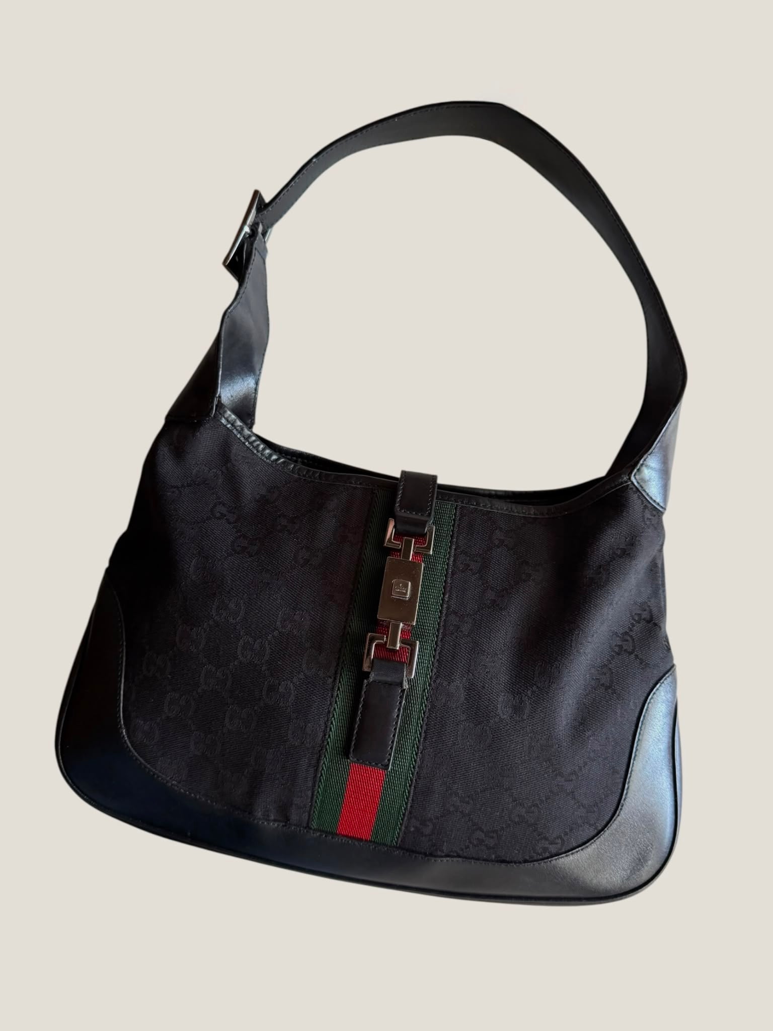 Gucci Jackie Web GG Canvas