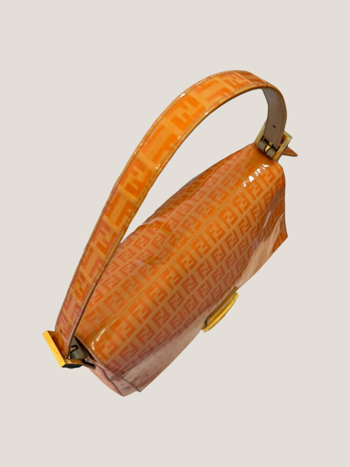 Fendi Mamma Baguette Zucchino Crystal