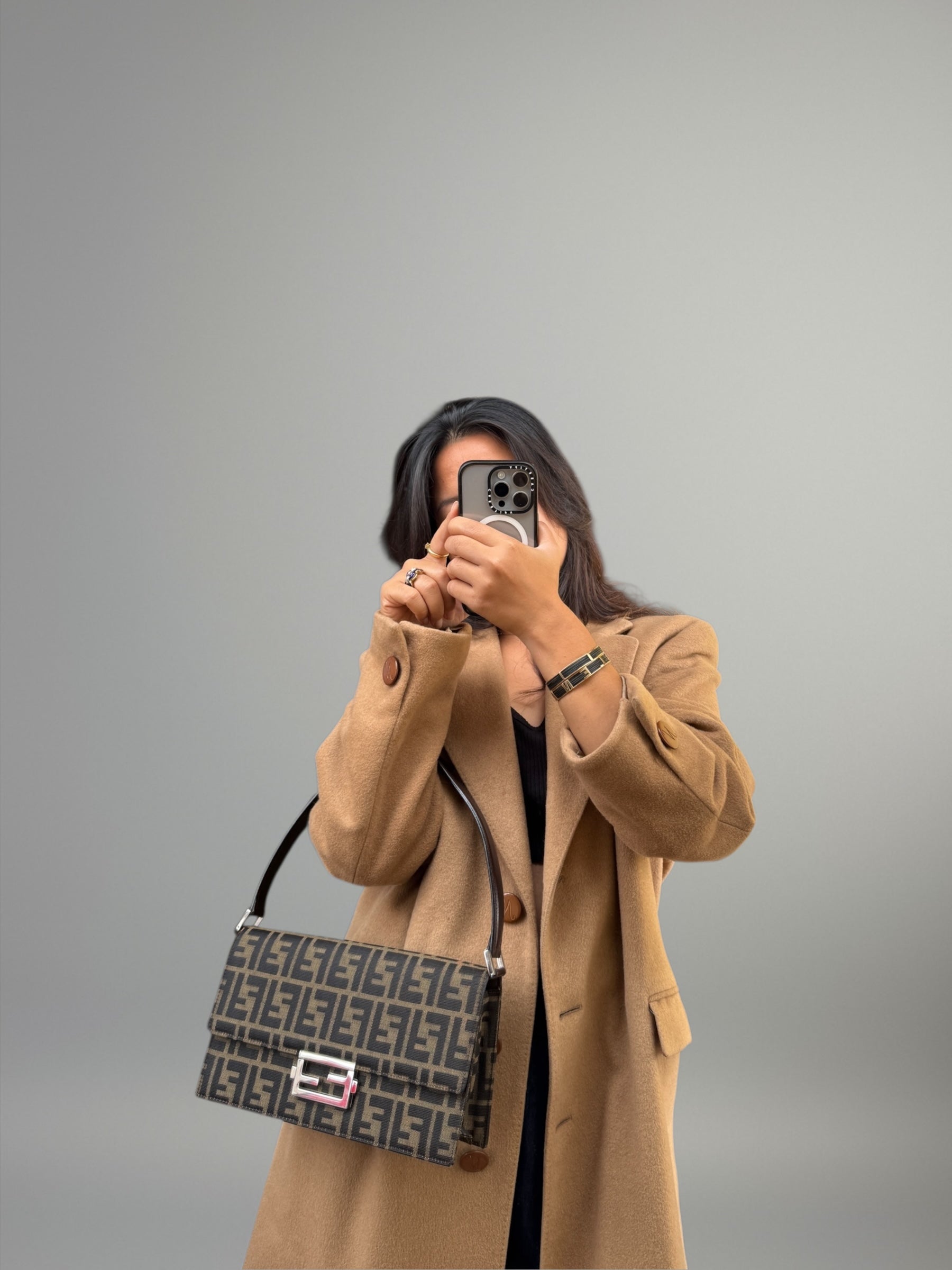 Fendi Baguette Zucca monogram