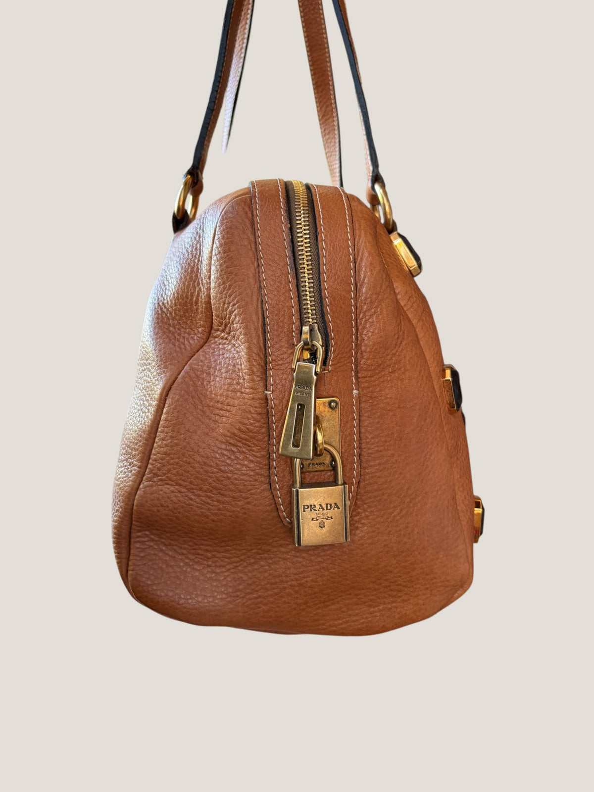 Prada Cervo Bauletto con Cristalli