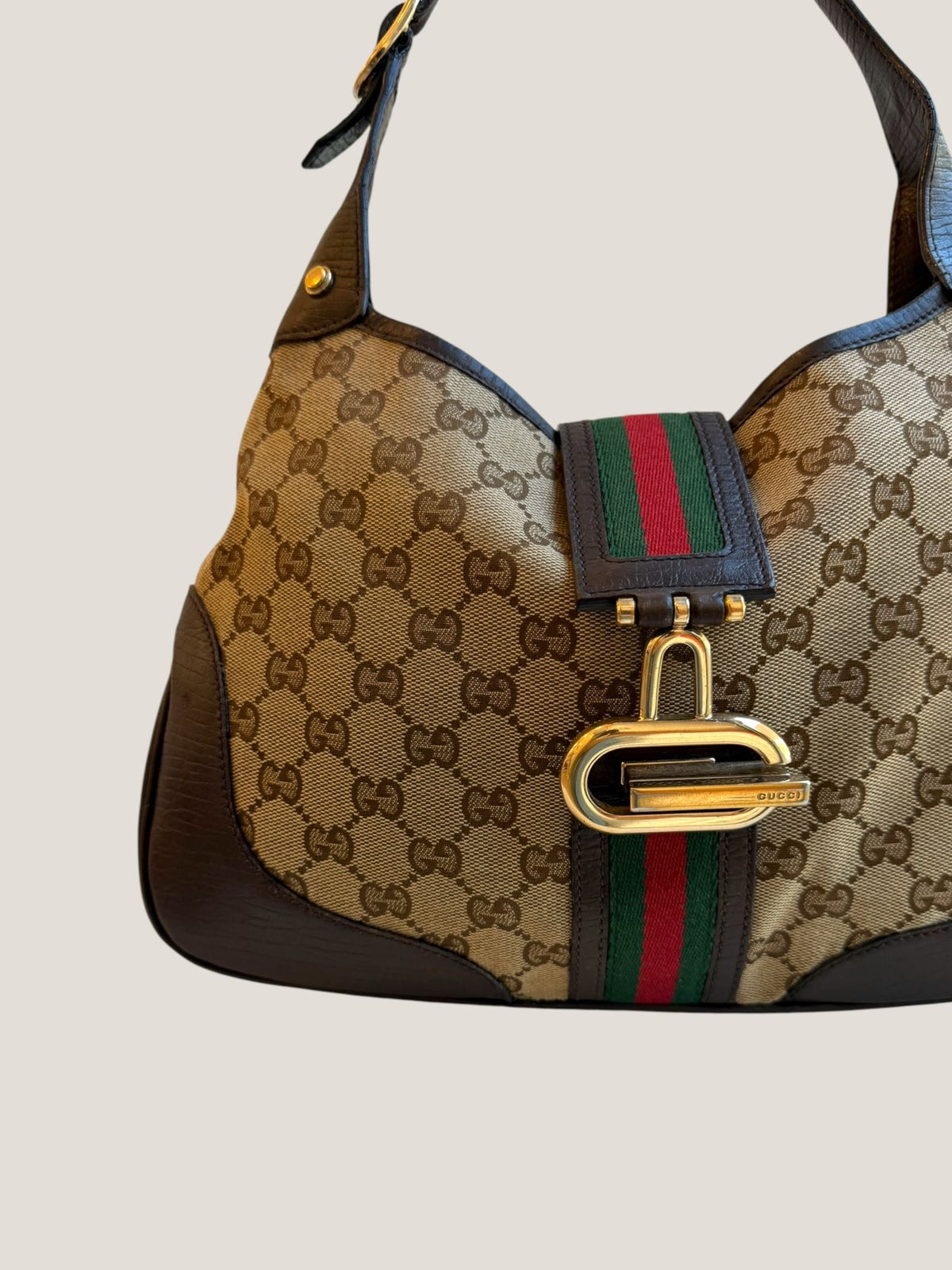 Gucci Jackie Web GG Canvas