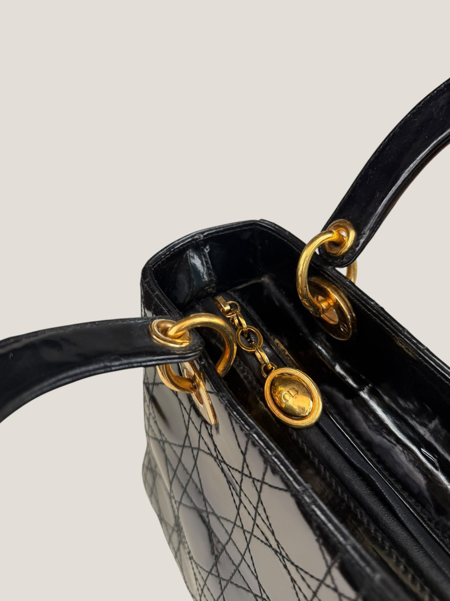 Lady Dior Vernice Nera
