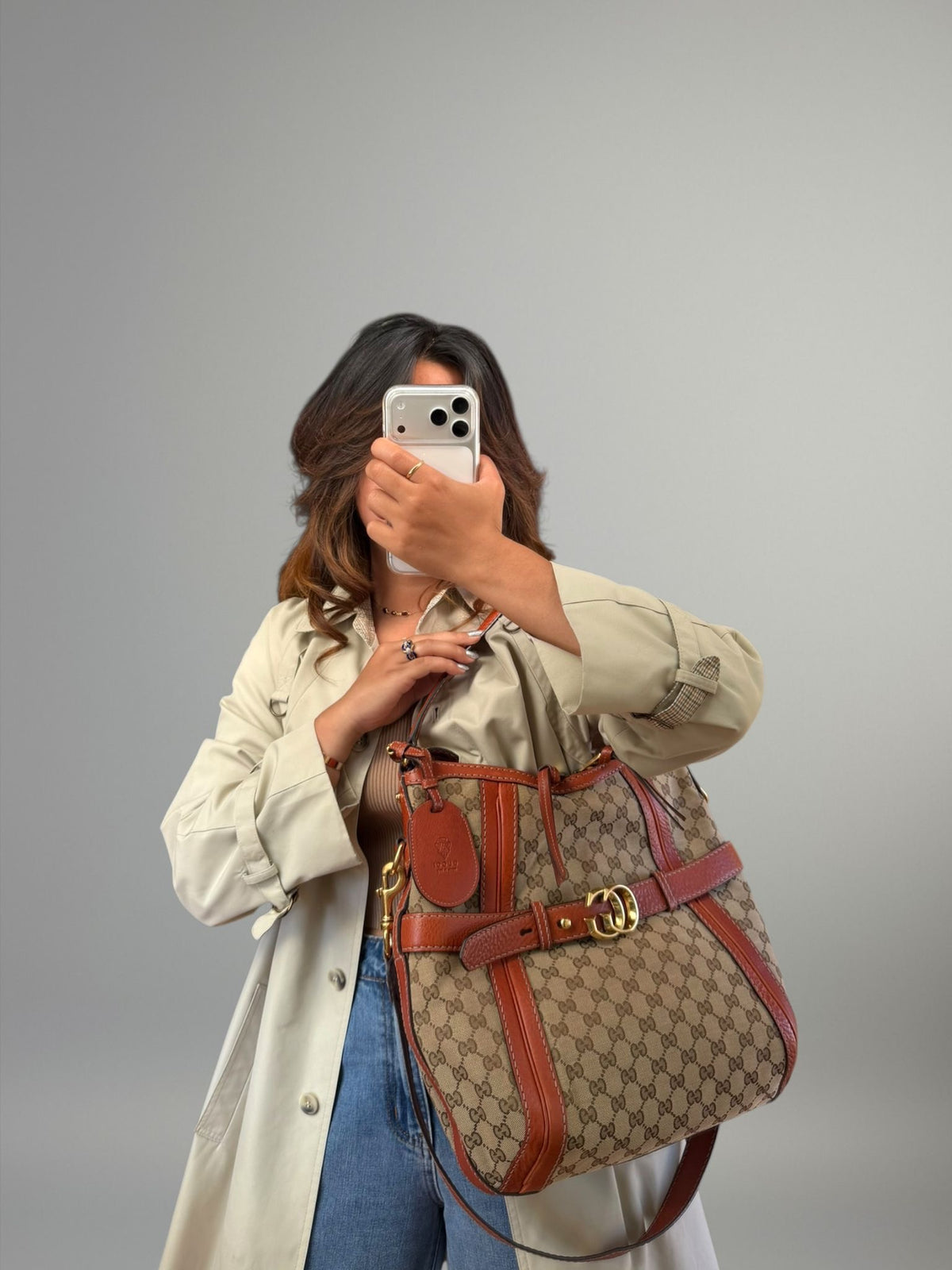 Gucci Hobo GG con cintura