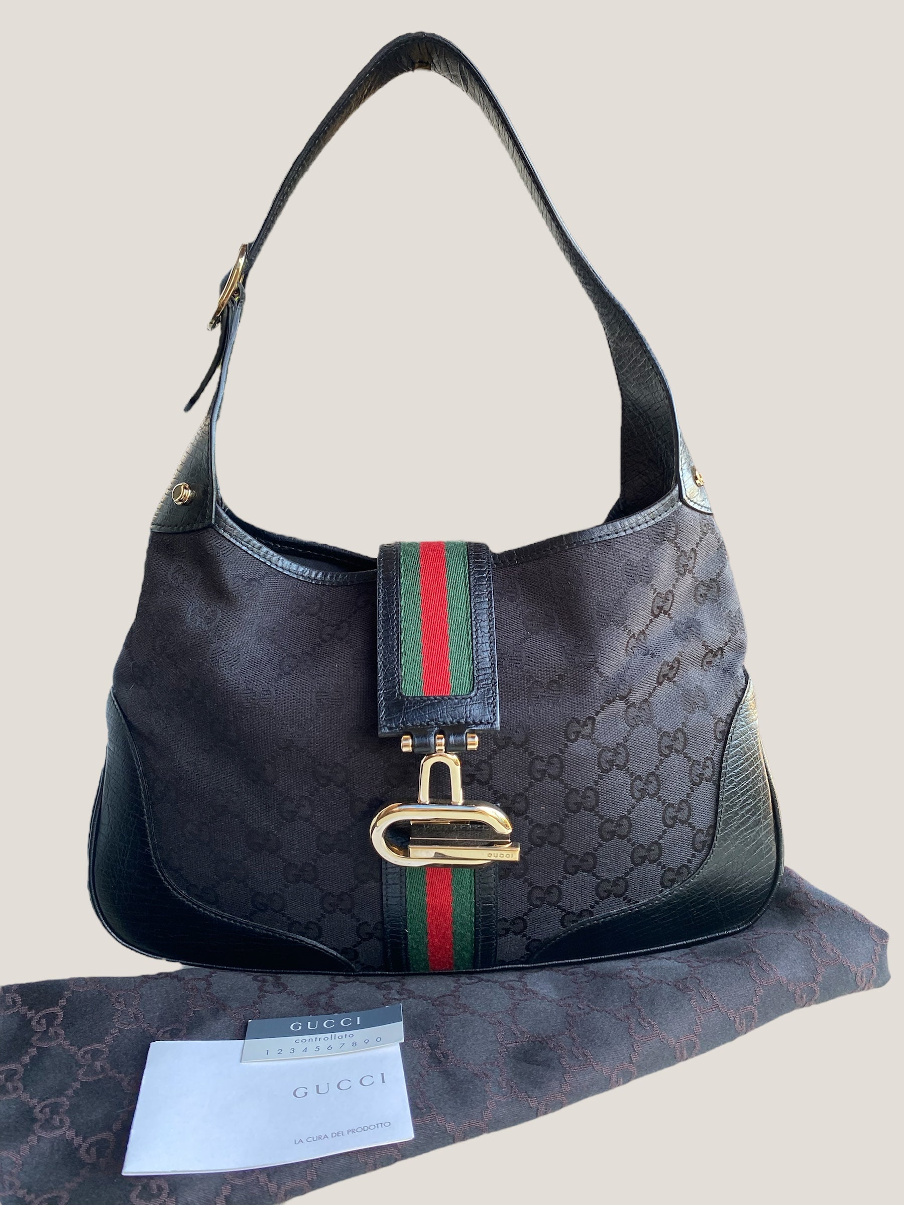 Gucci Jackie in tessuto GG