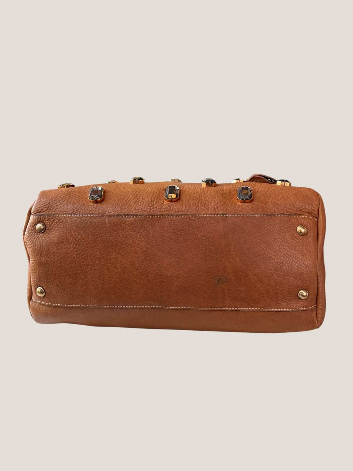 Prada Cervo Bauletto con Cristalli