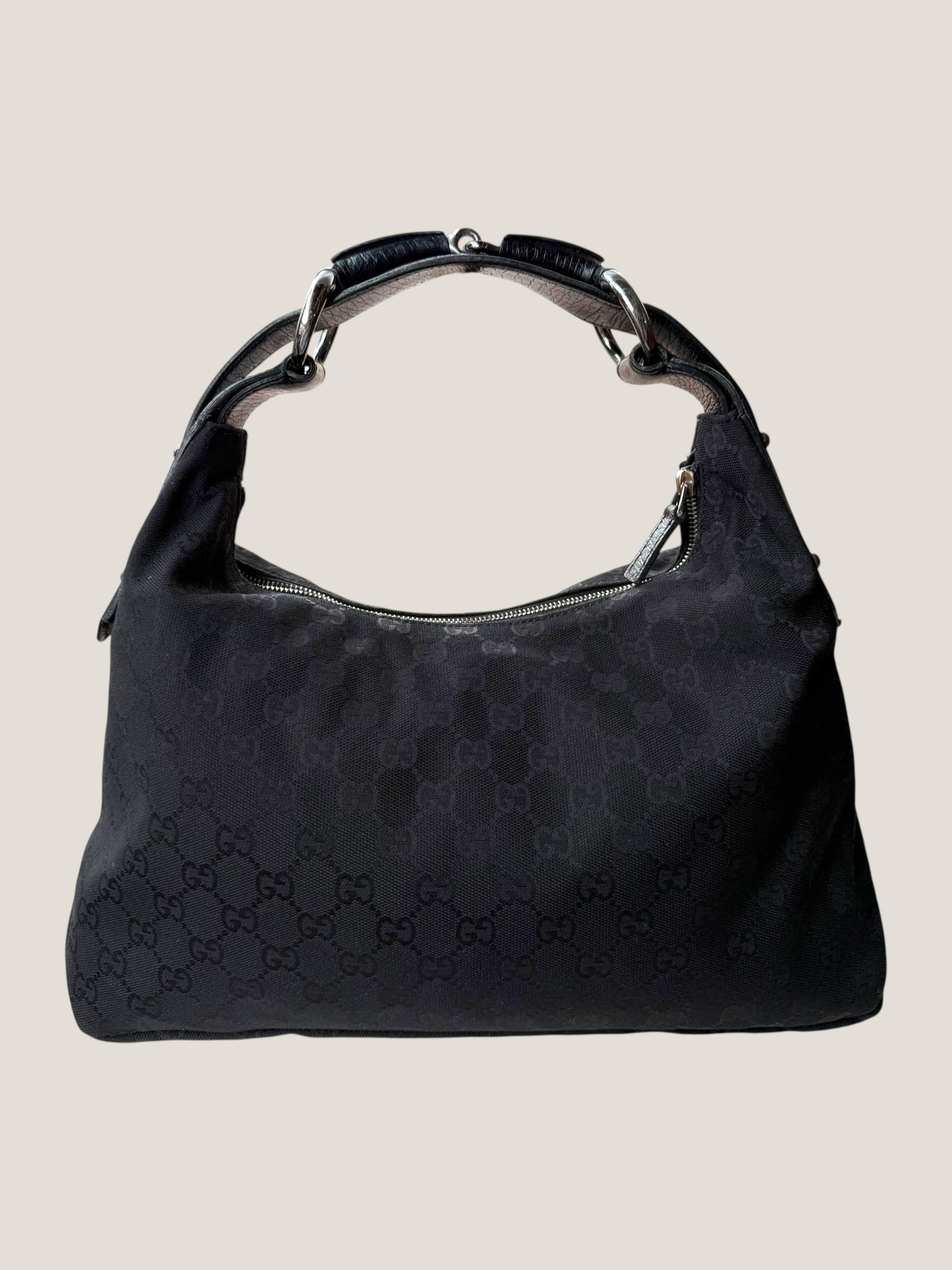 Gucci Horsebit Hobo GG Canvas