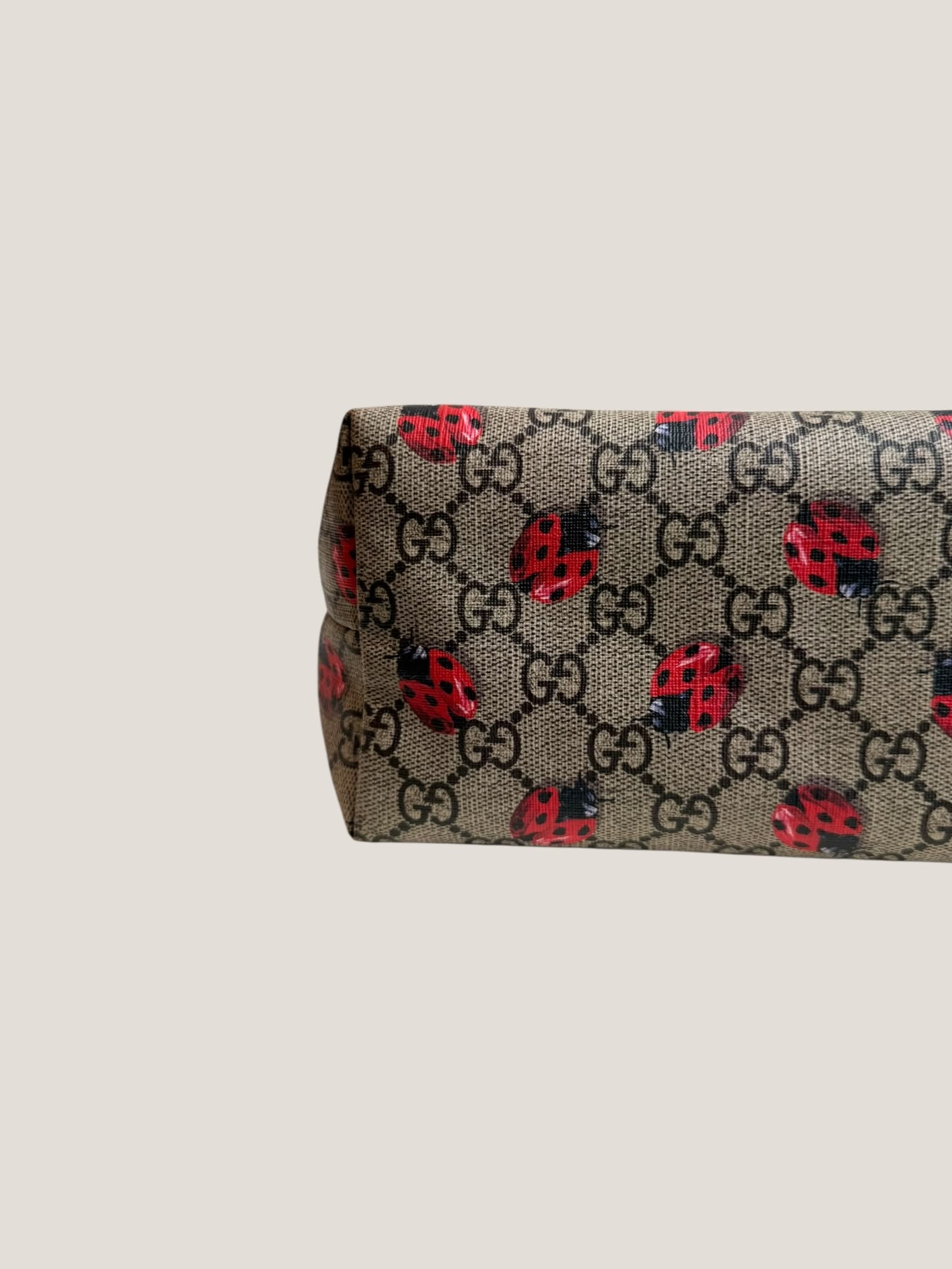 Gucci GG Supreme Coccinelle Tote
