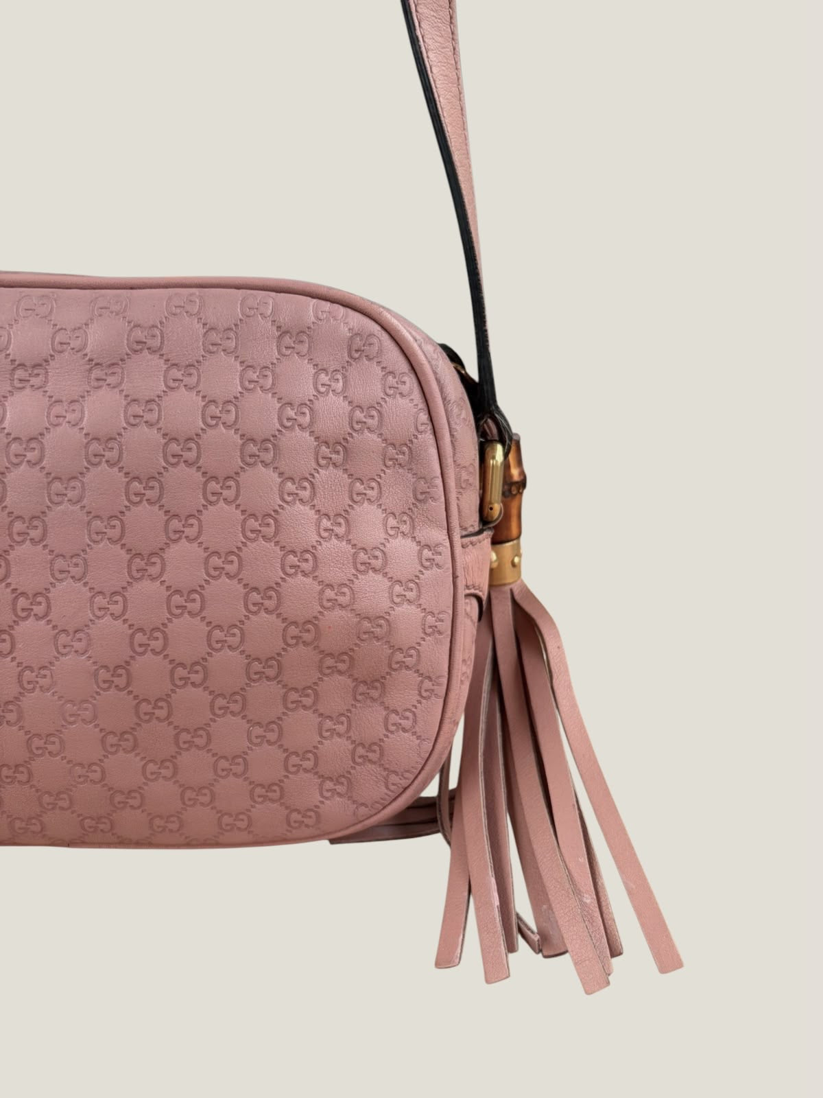 Gucci Microguccissima Bamboo Tassel