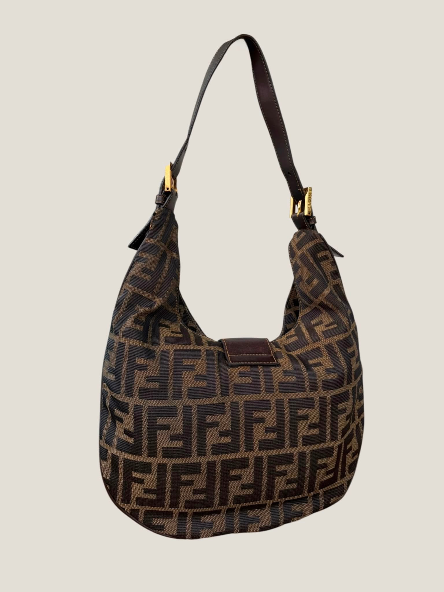 Fendi Baguette Zucca Hobo