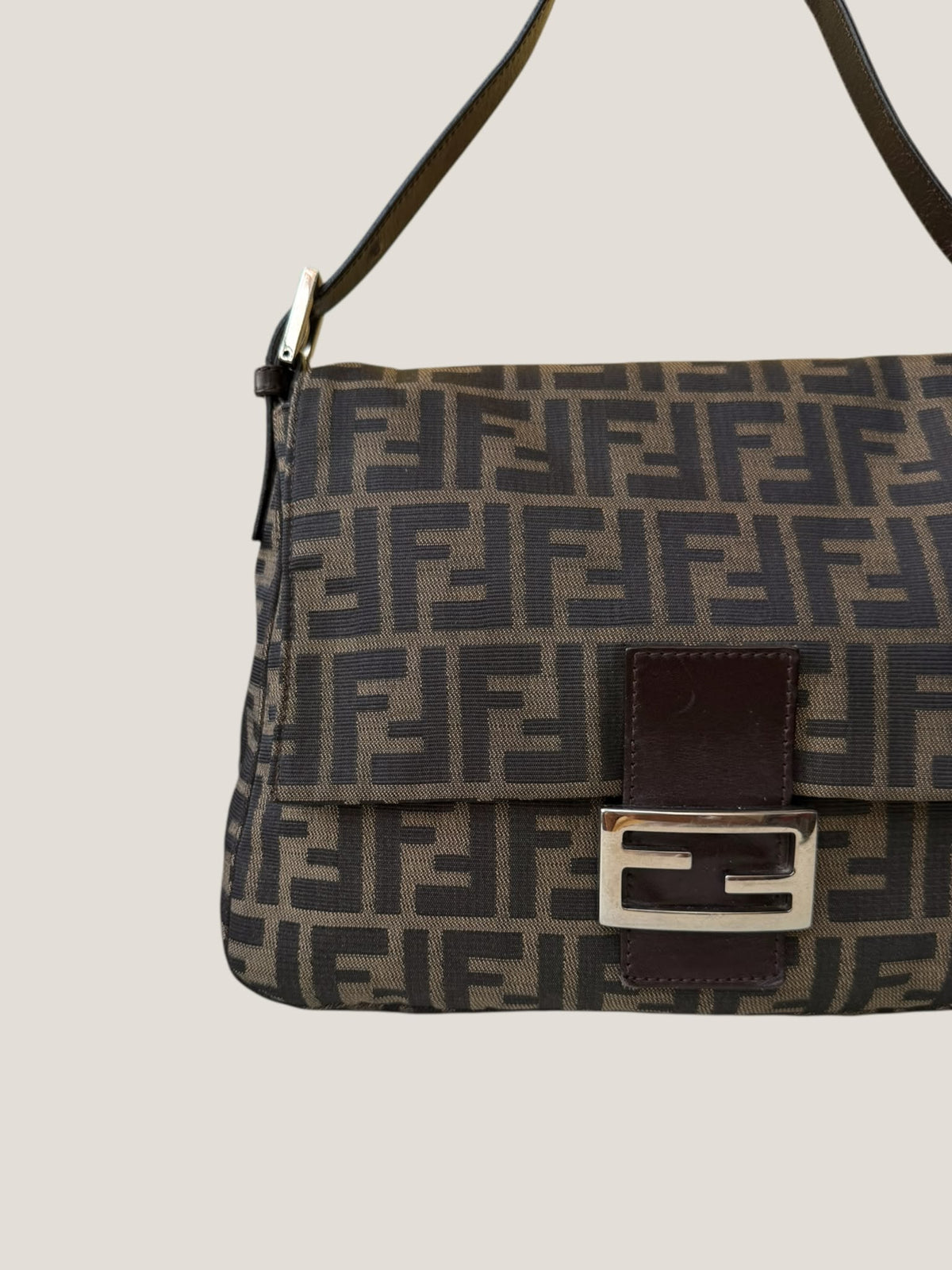 Fendi Mamma Baguette Zucca