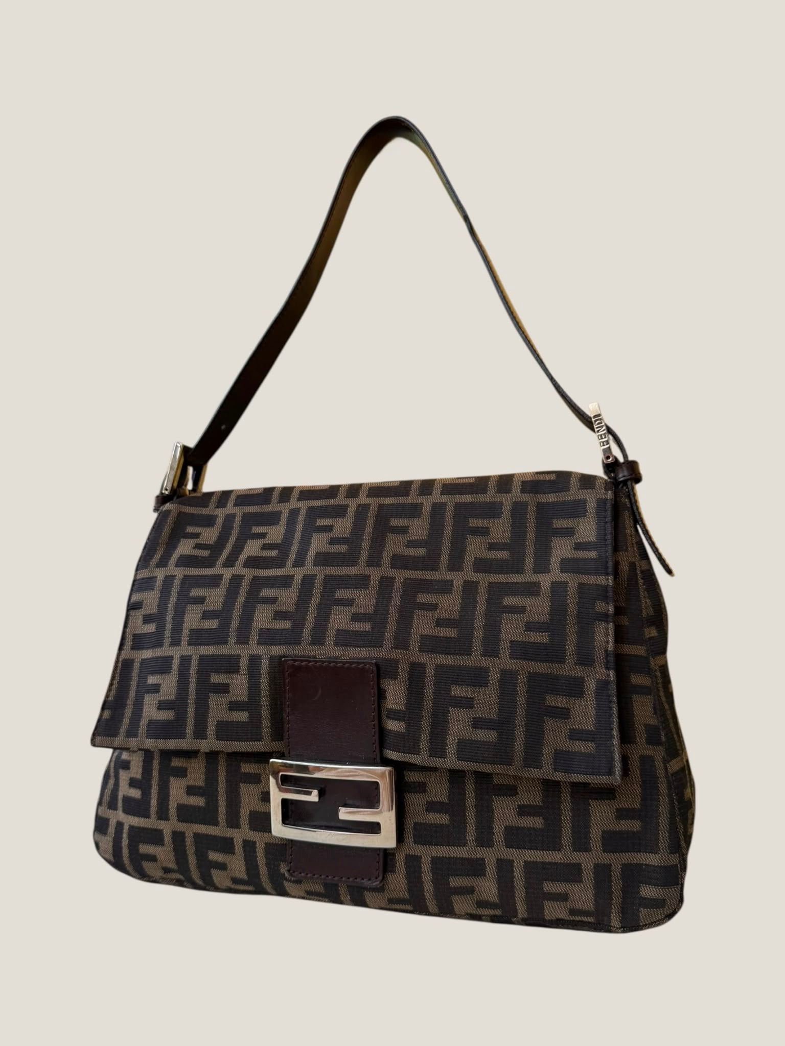 Fendi Mamma Baguette Zucca