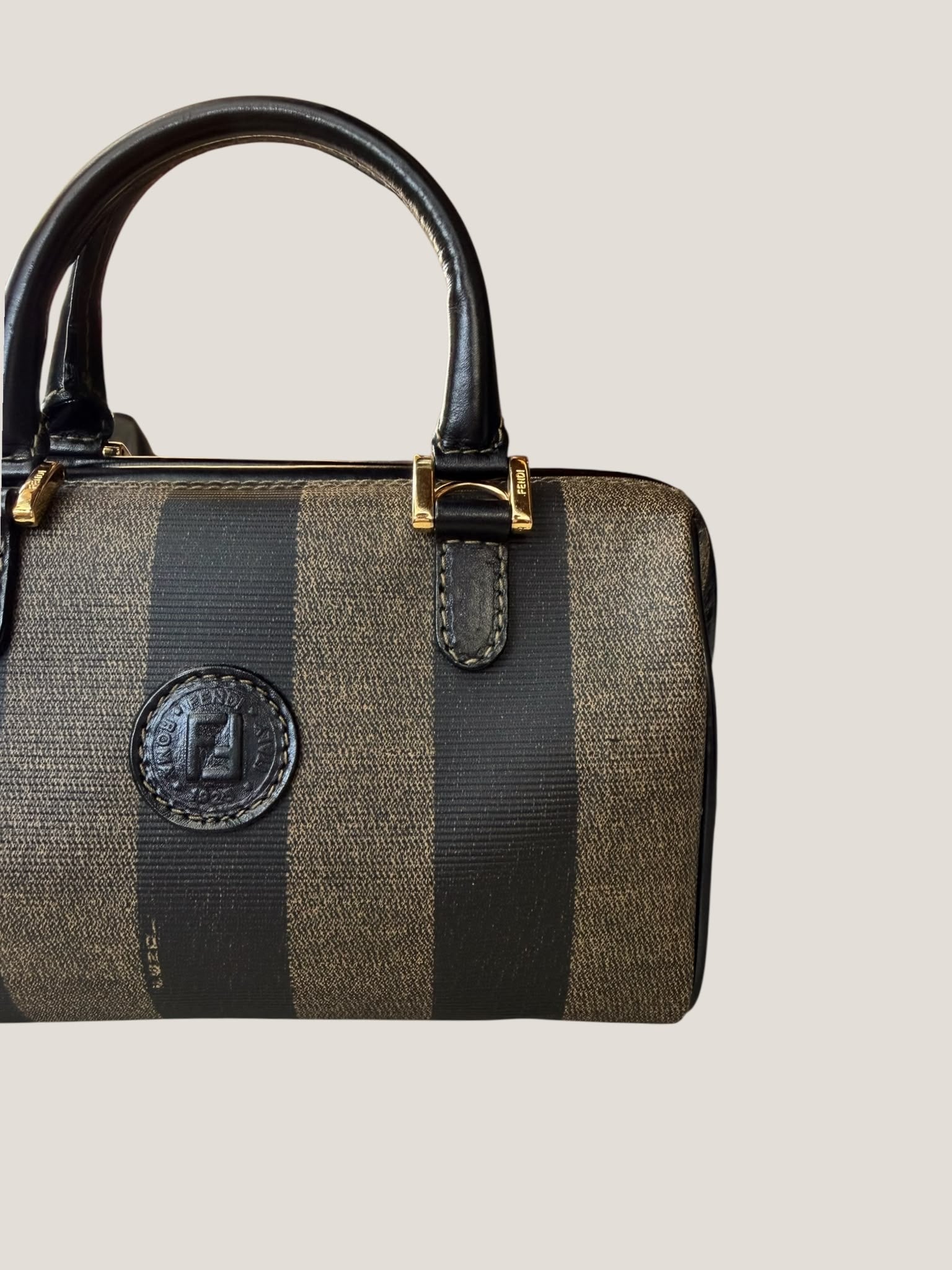Fendi Pequin Mini Boston