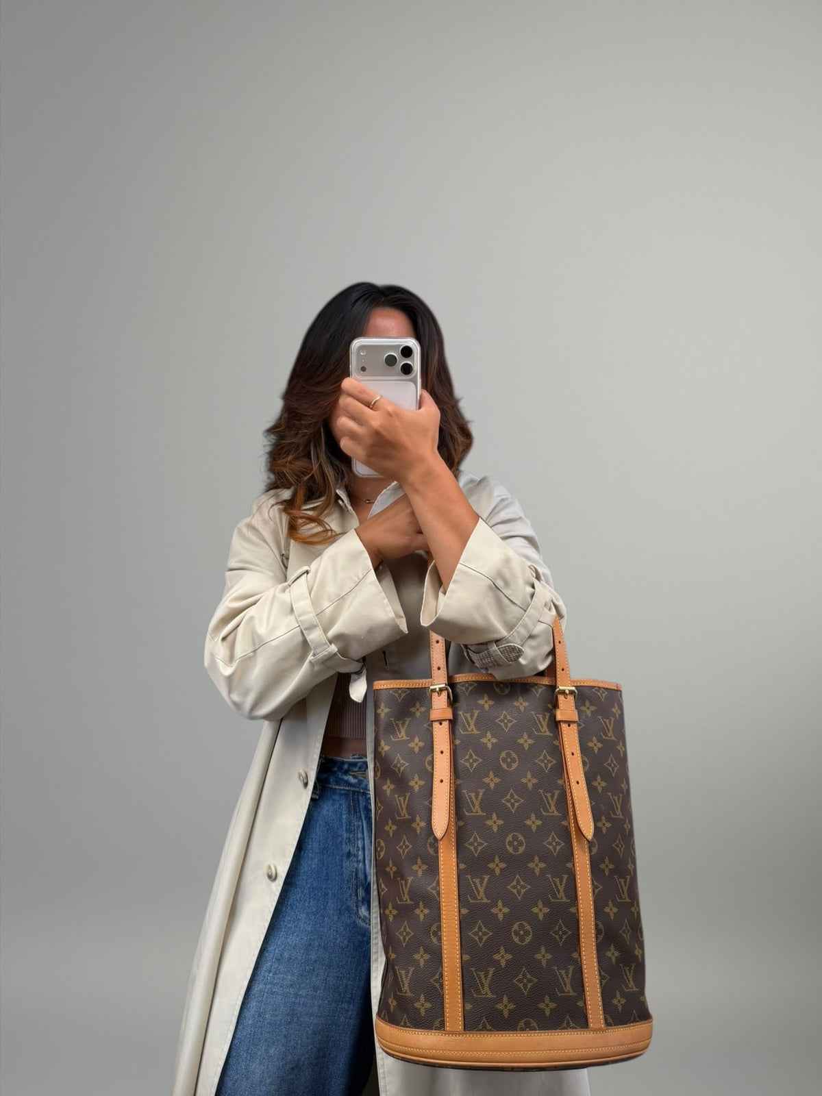 Louis Vuitton Bucket GM Monogram
