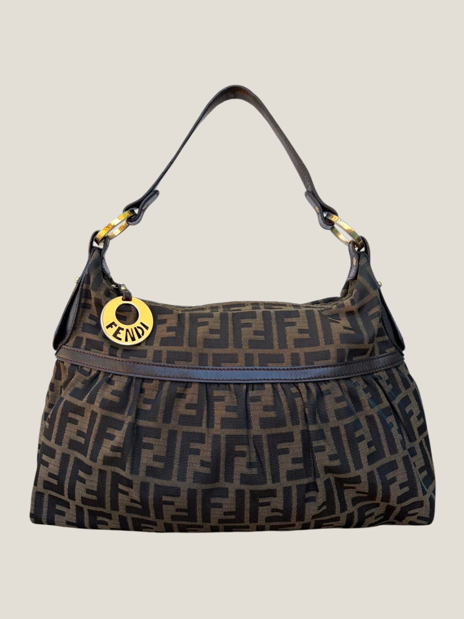 Fendi Chef Zucca Hobo