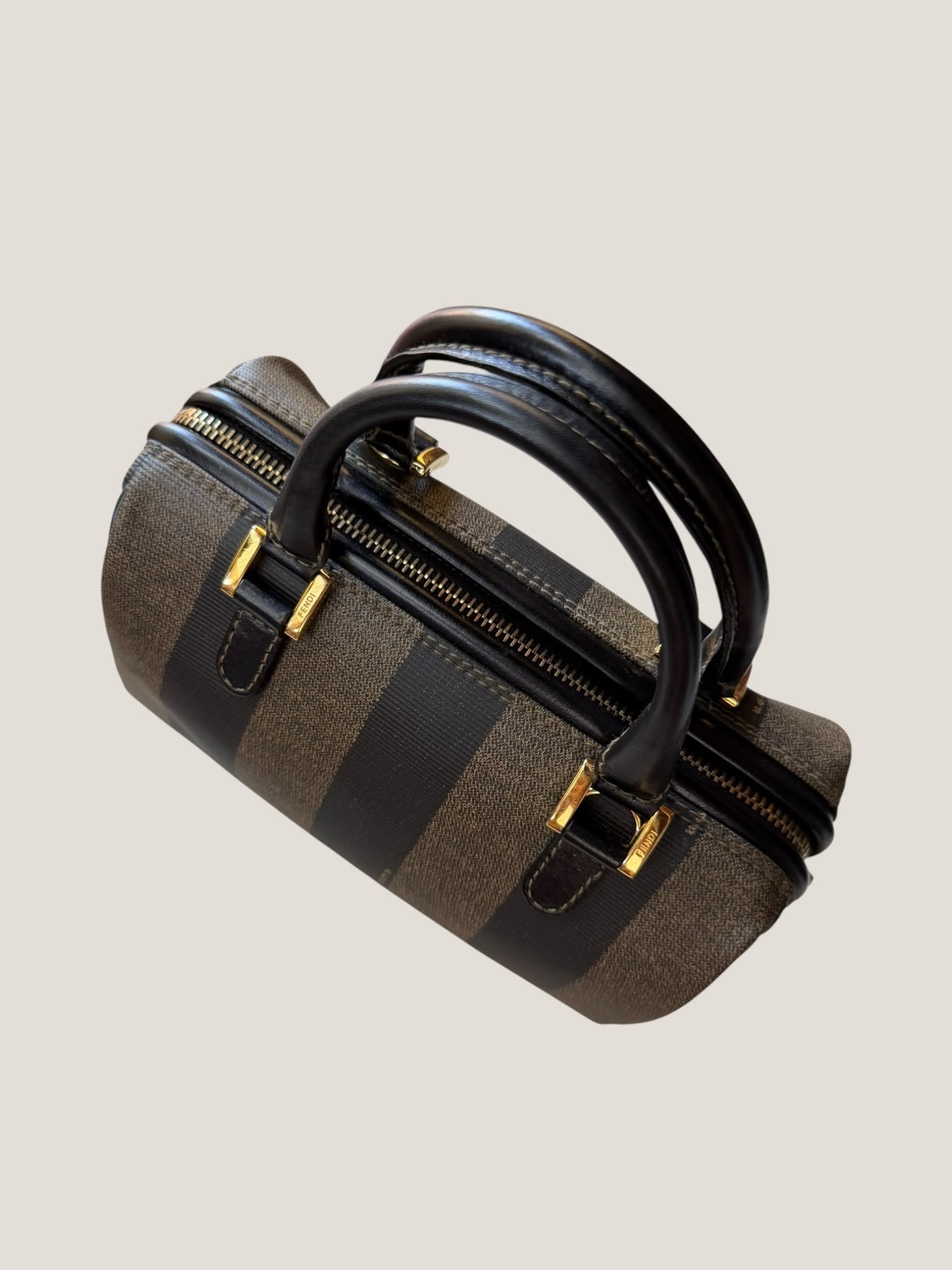 Fendi Pequin Mini Boston