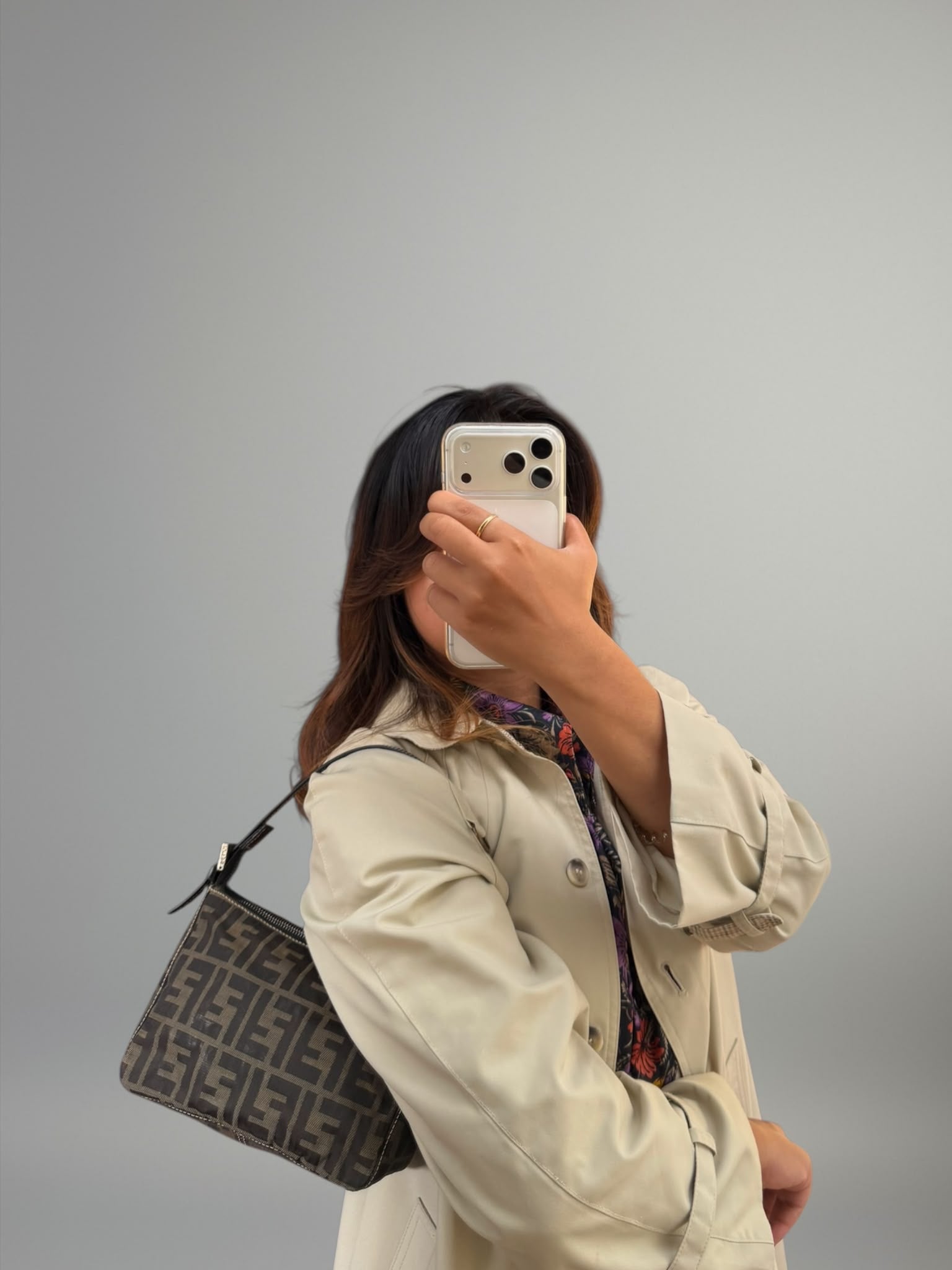 Fendi Zucca Pochette