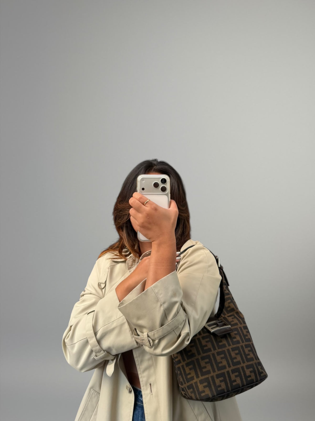 Fendi Zucca Hobo