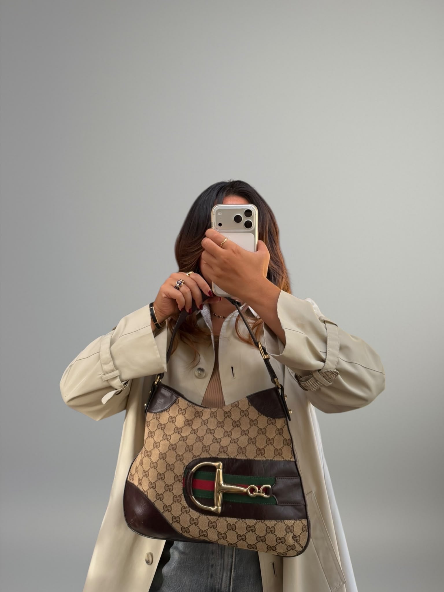 Gucci Horsebit Web Hobo